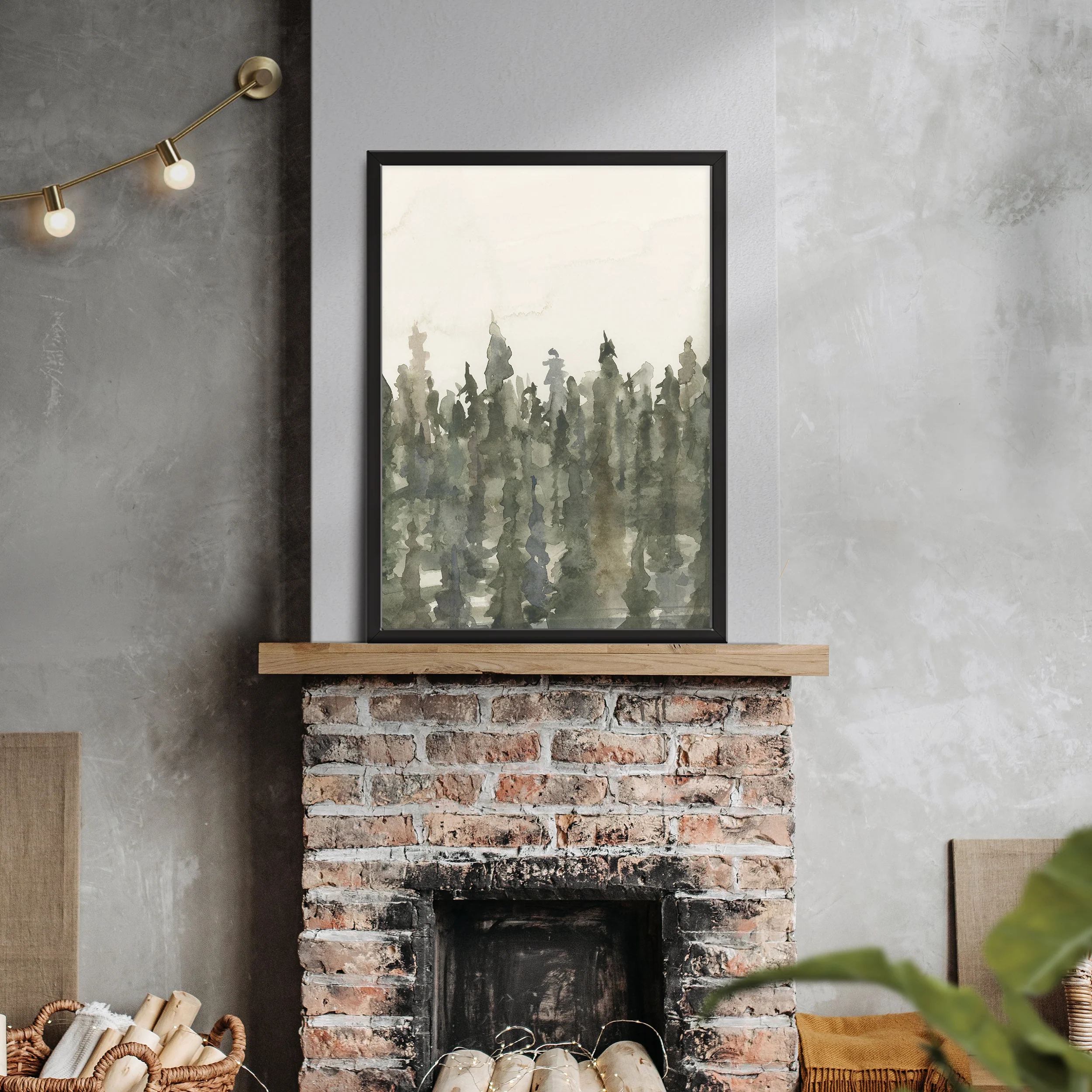Forest Watercolor Landscape, No. 4 - Image 5