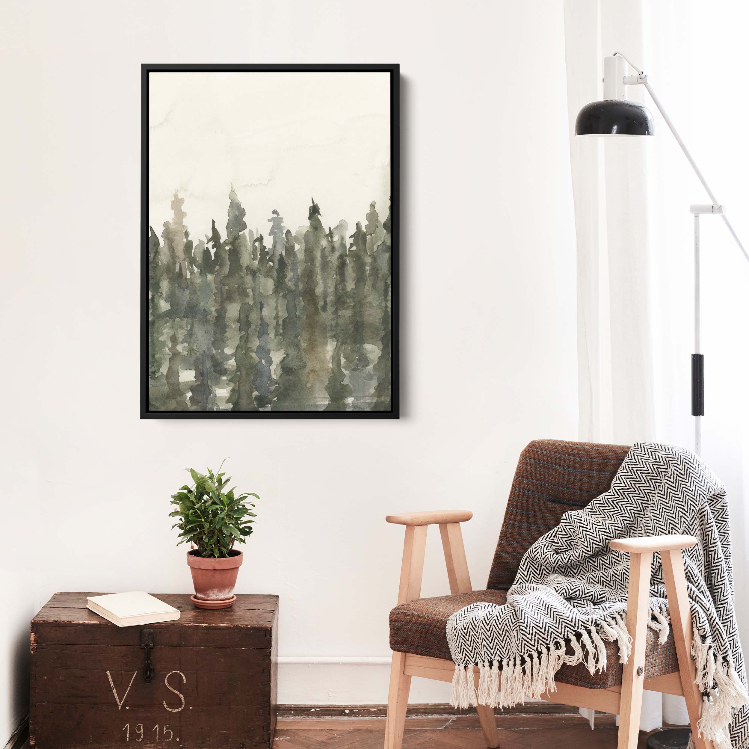Forest Watercolor Landscape, No. 4 - Image 7
