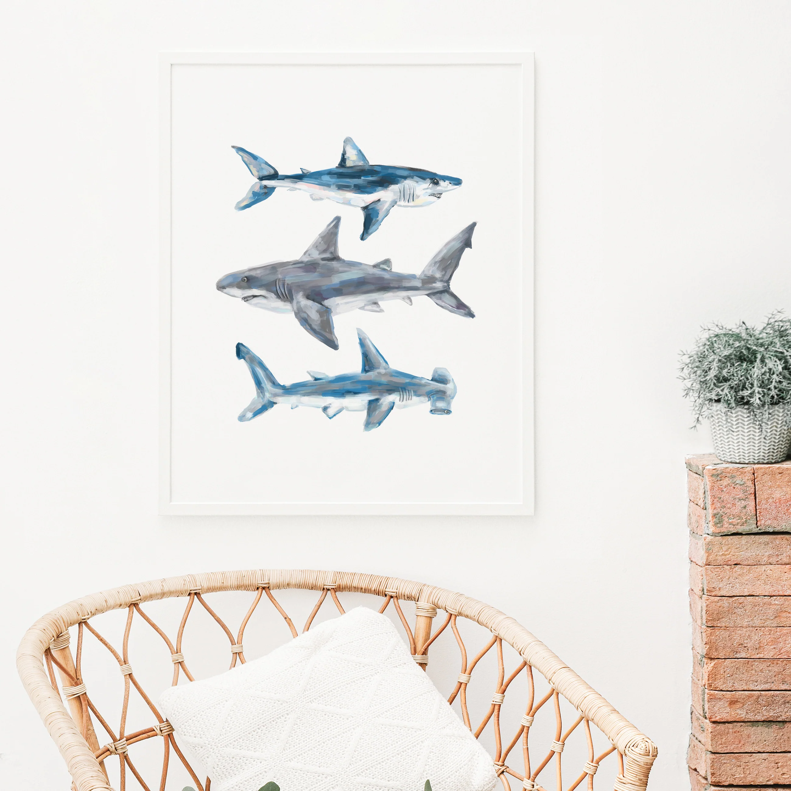 Great White, Mako + Hammerhead Shark - Image 13