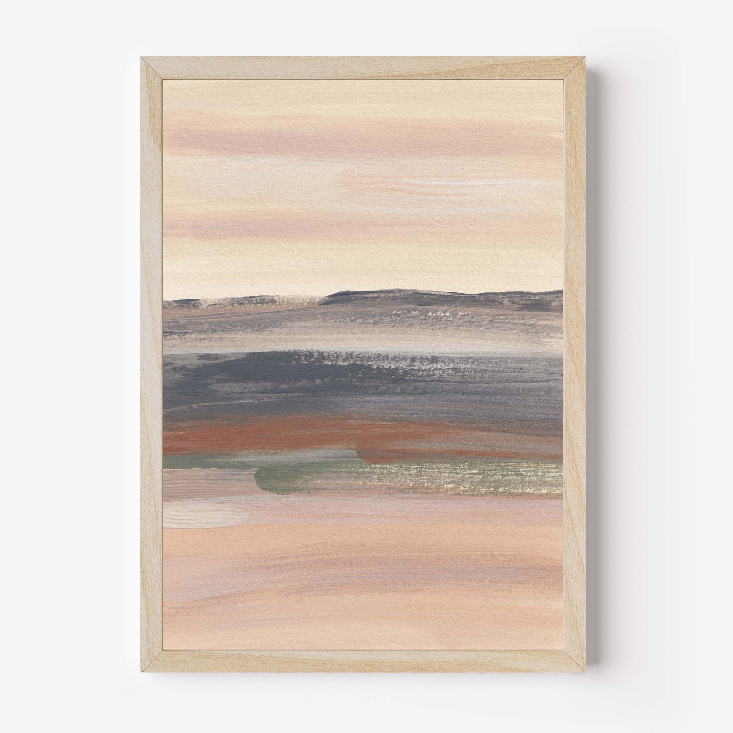 Hazy Desert Scene, No. 1 - Image 2