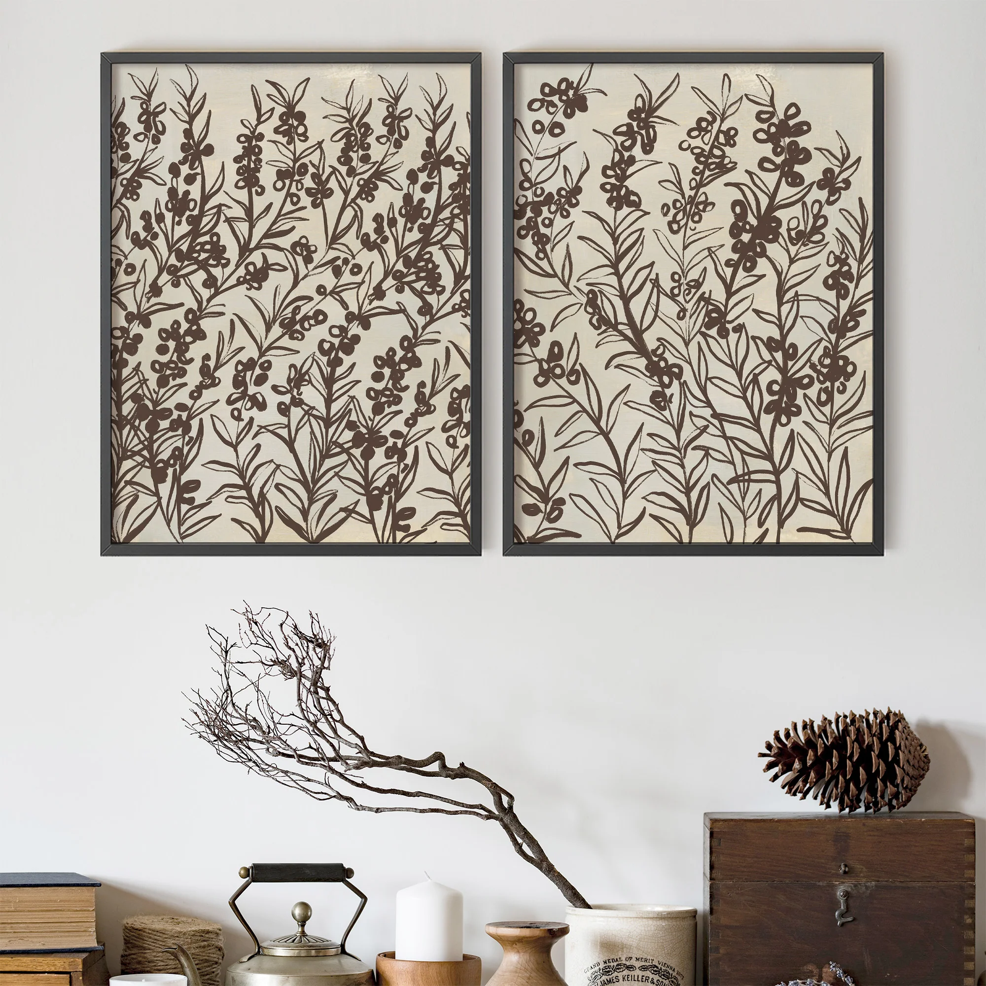 Heather on Beige Duo - Set of 2 - Image 10