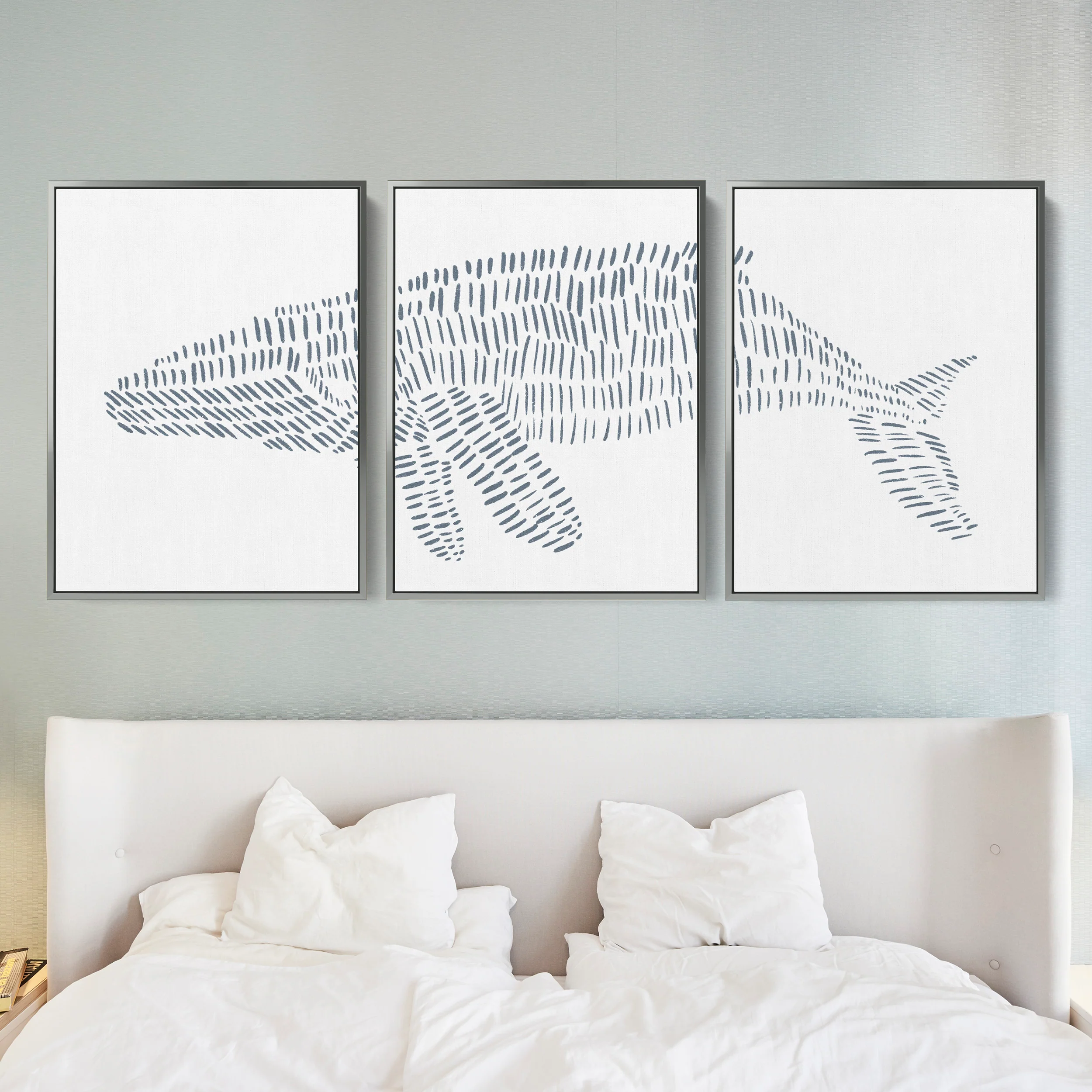 Humpback Whale Modern Illustration - Set of 3 - Image 13
