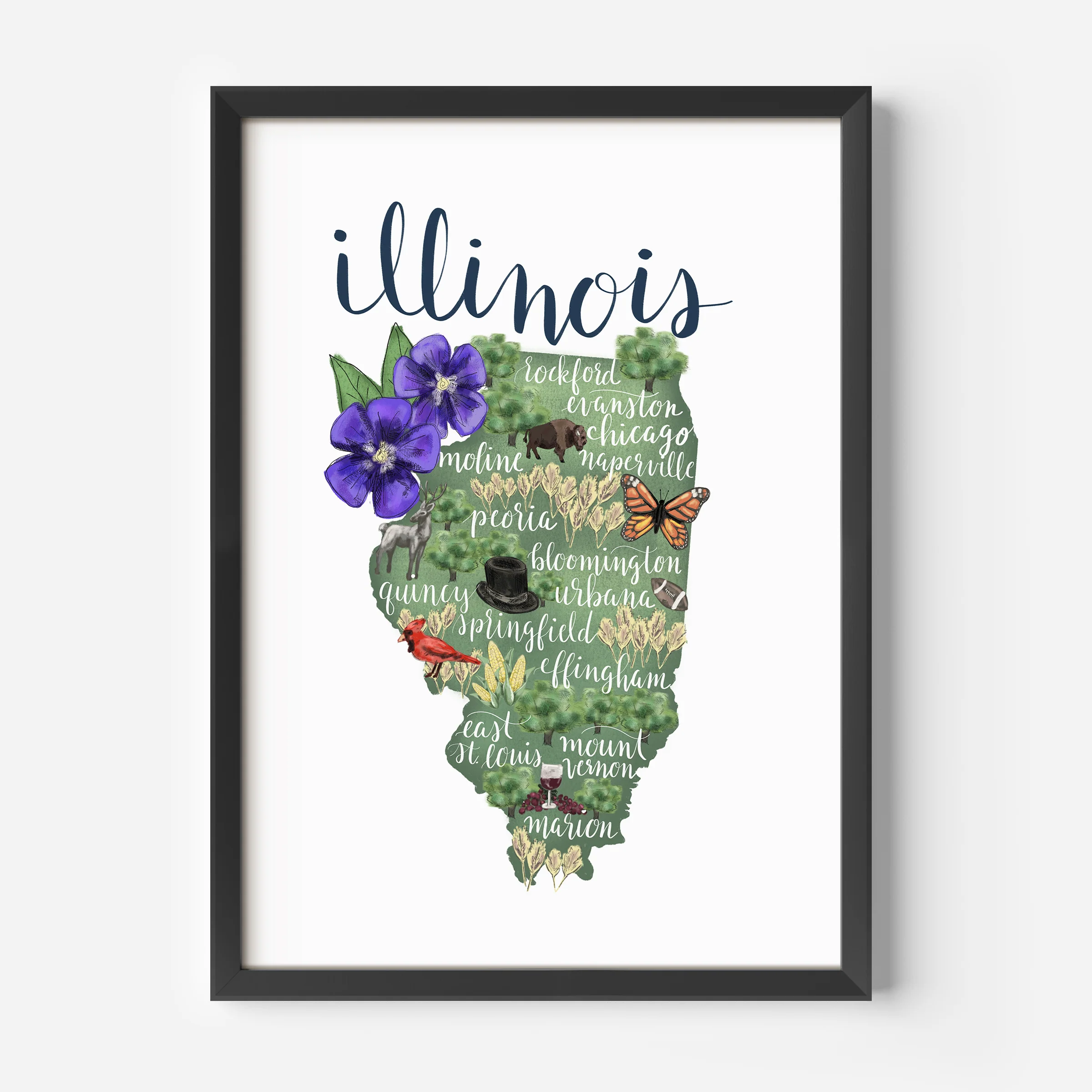 Illinois Map - Image 4