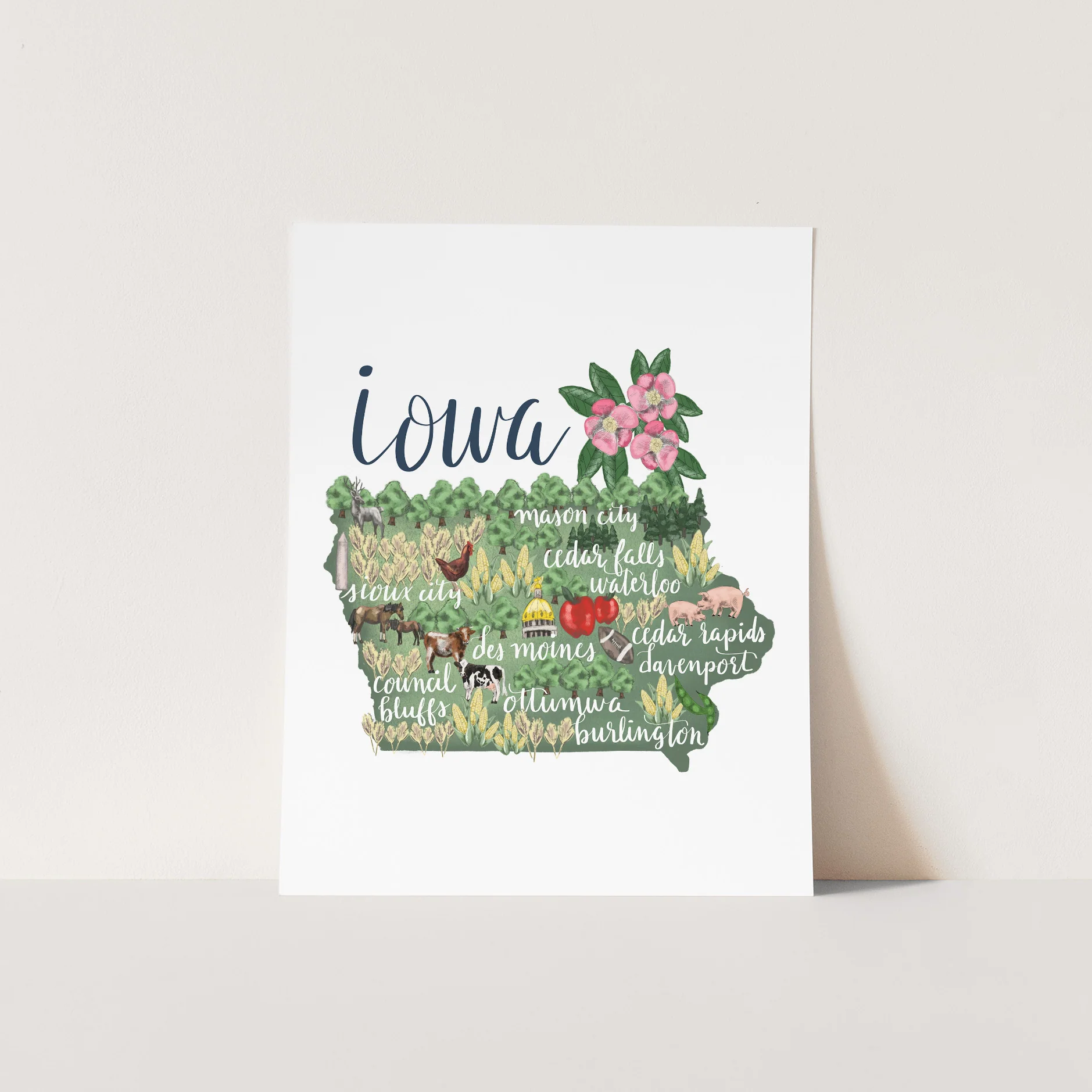 Iowa Map - Image 8