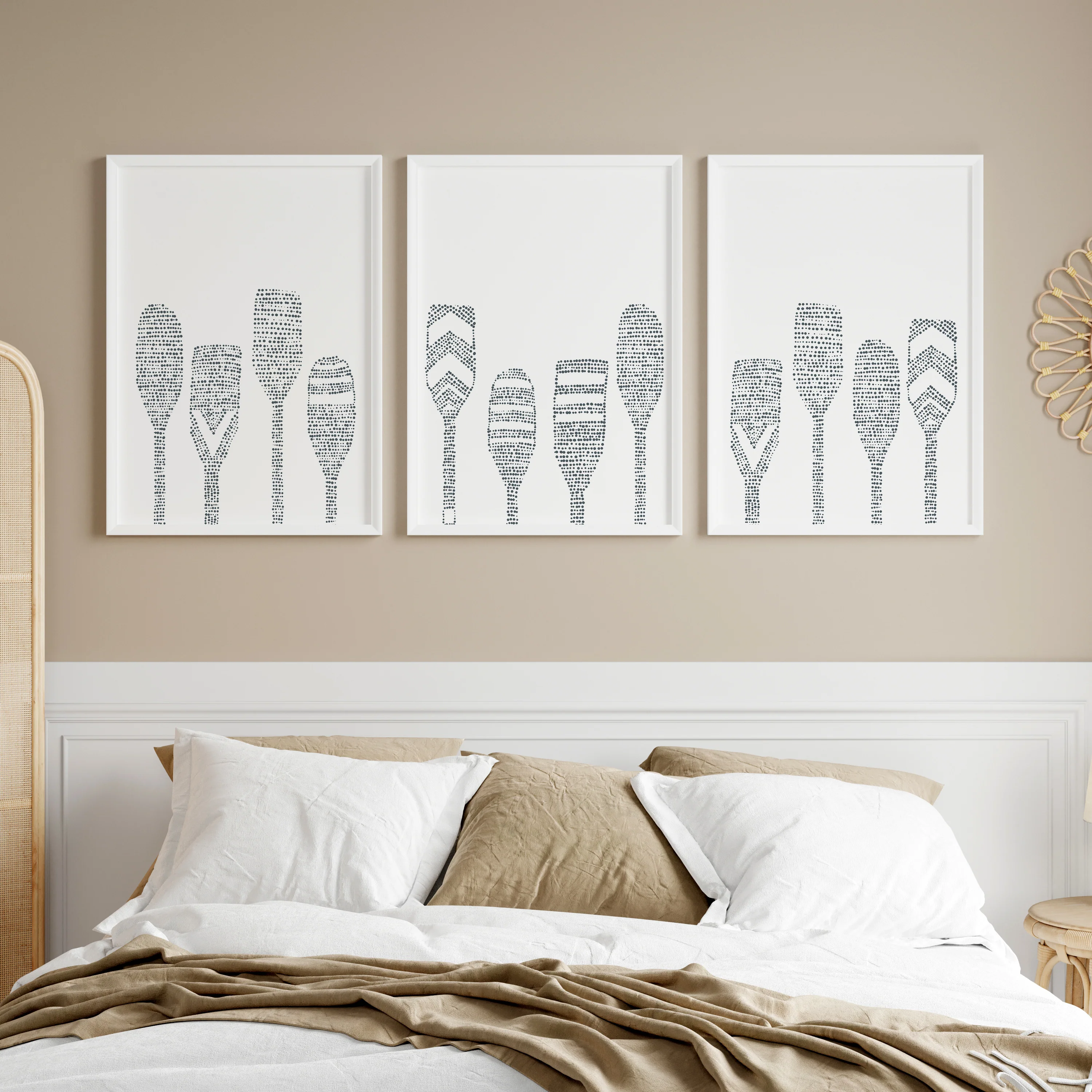 Lake House Oar Paddles - Set of 3 - Image 12