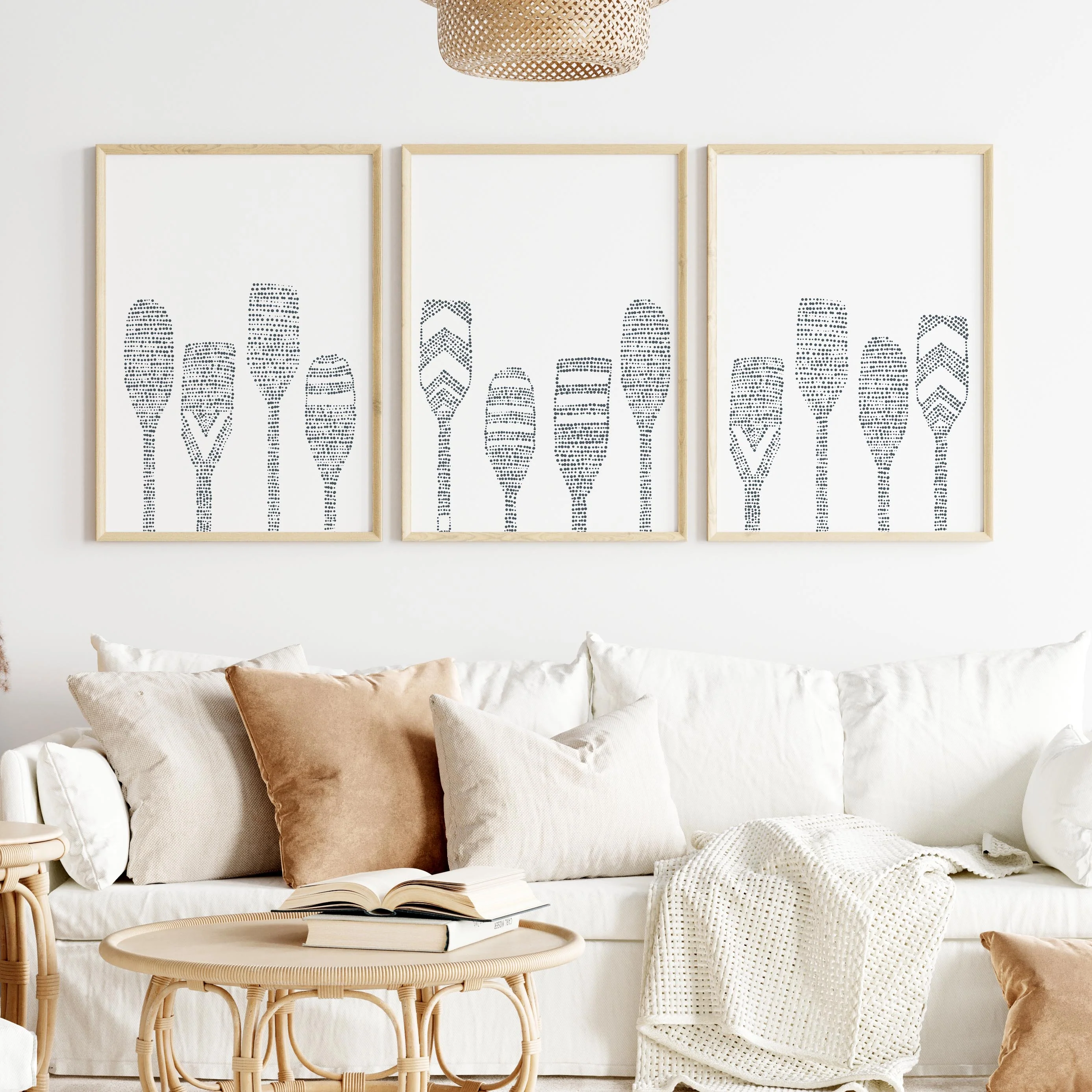 Lake House Oar Paddles - Set of 3 - Image 13