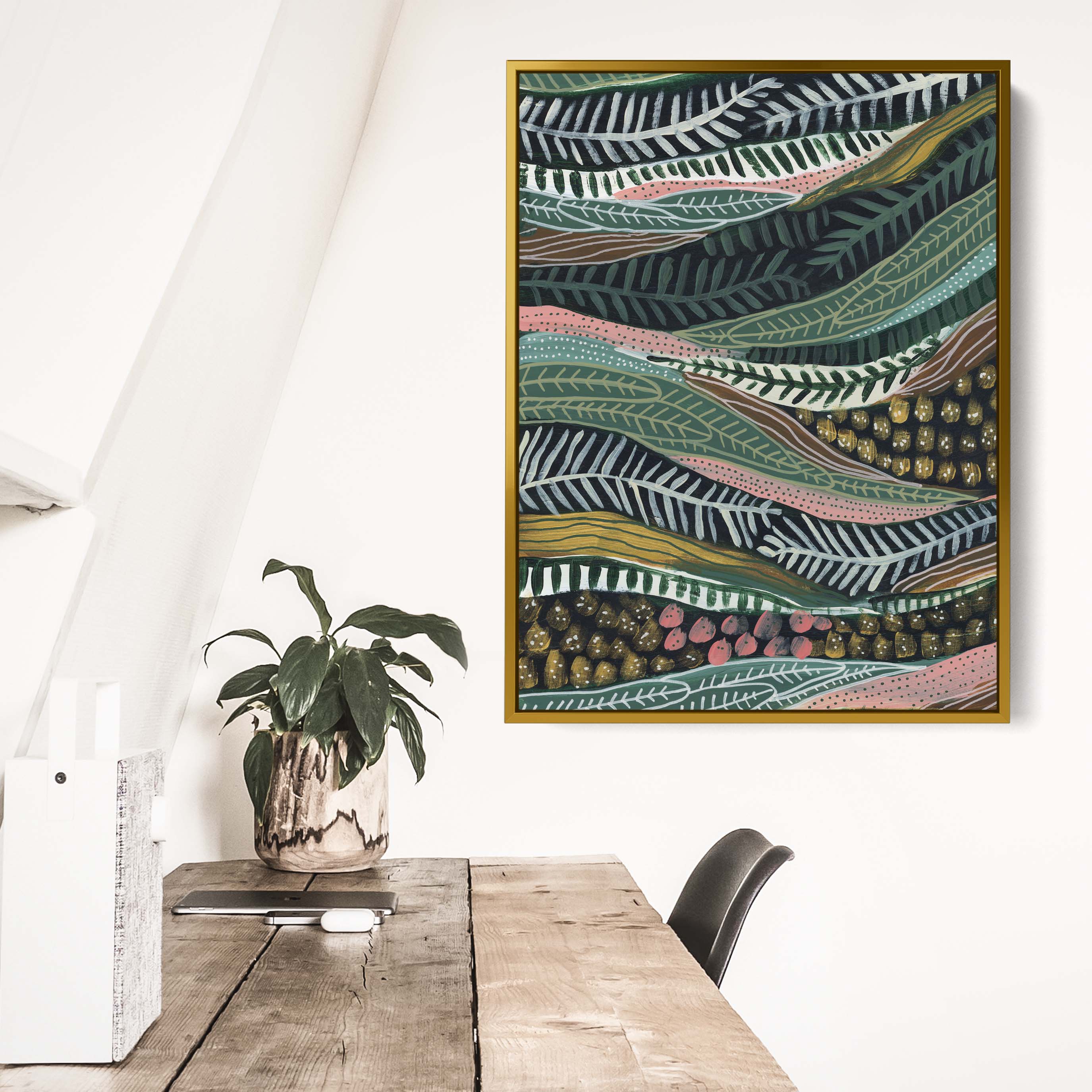 Lush Jungle Scene, No. 1 - Image 11