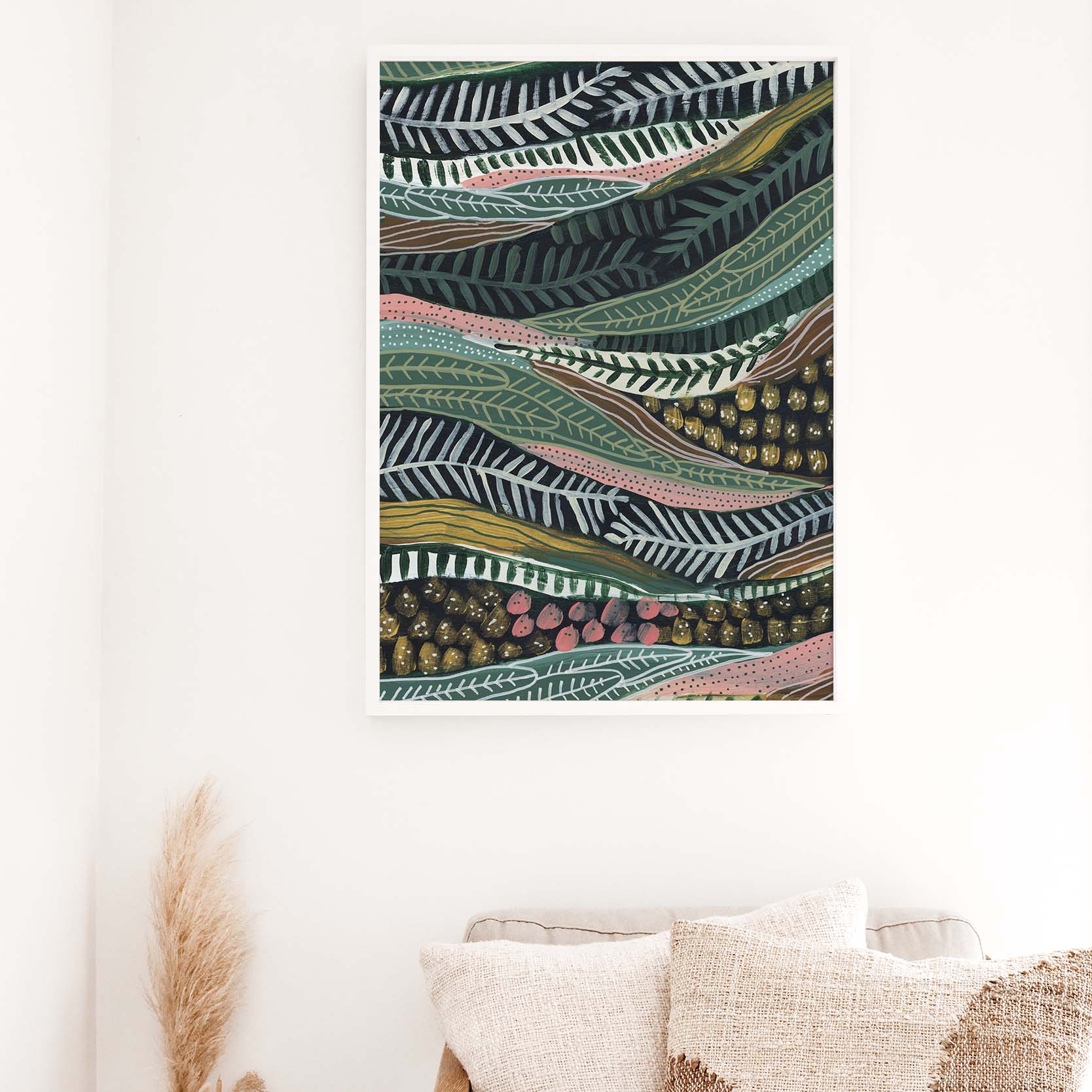Lush Jungle Scene, No. 1 - Image 7