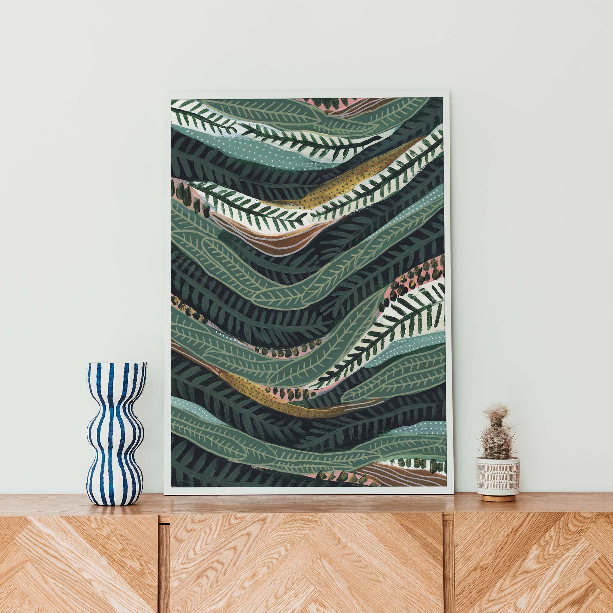 Lush Jungle Scene, No. 2 - Image 13