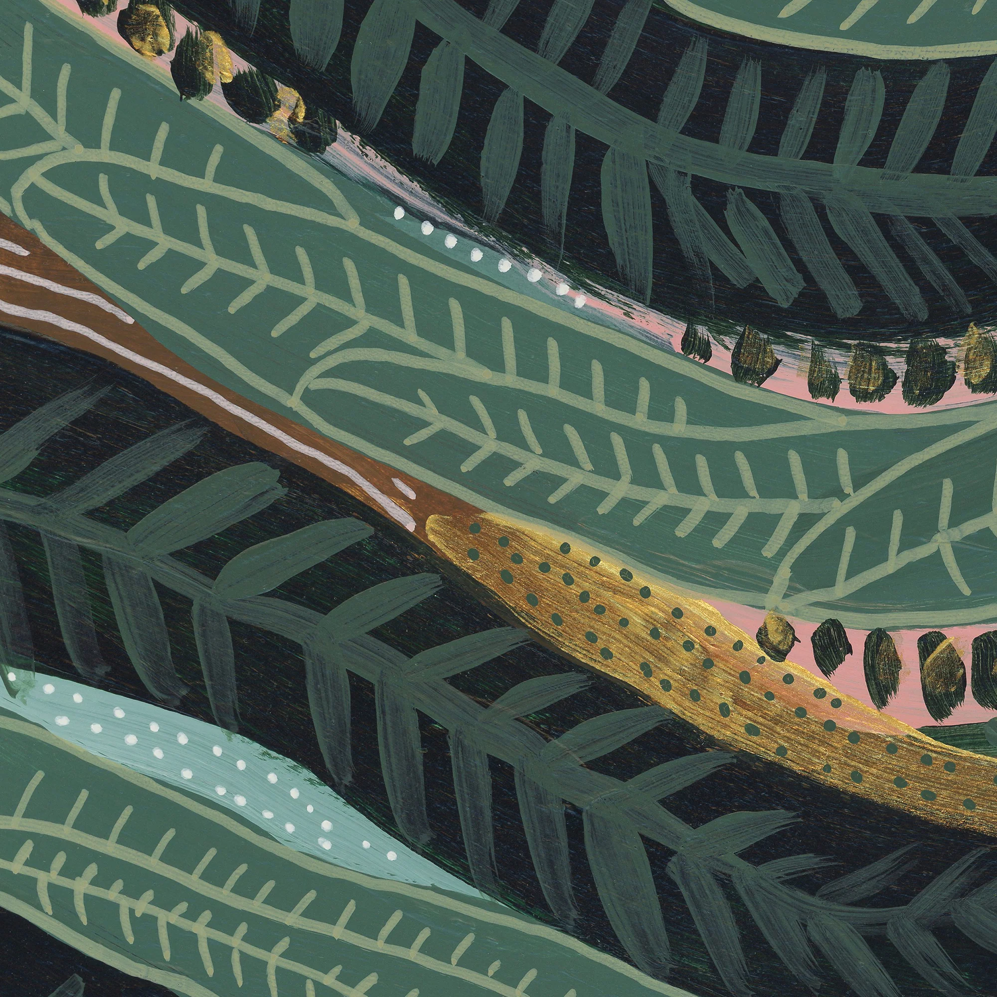 Lush Jungle Scene, No. 2 - Image 14