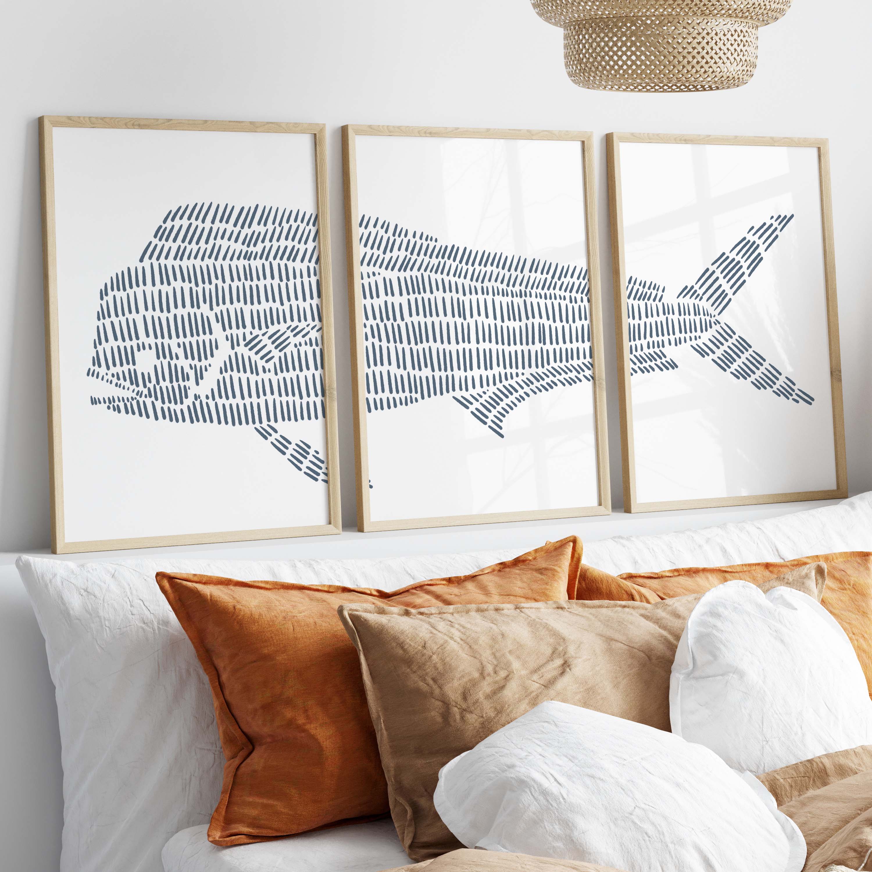 Mahi Mahi Illustration - Set of 3 - Image 6
