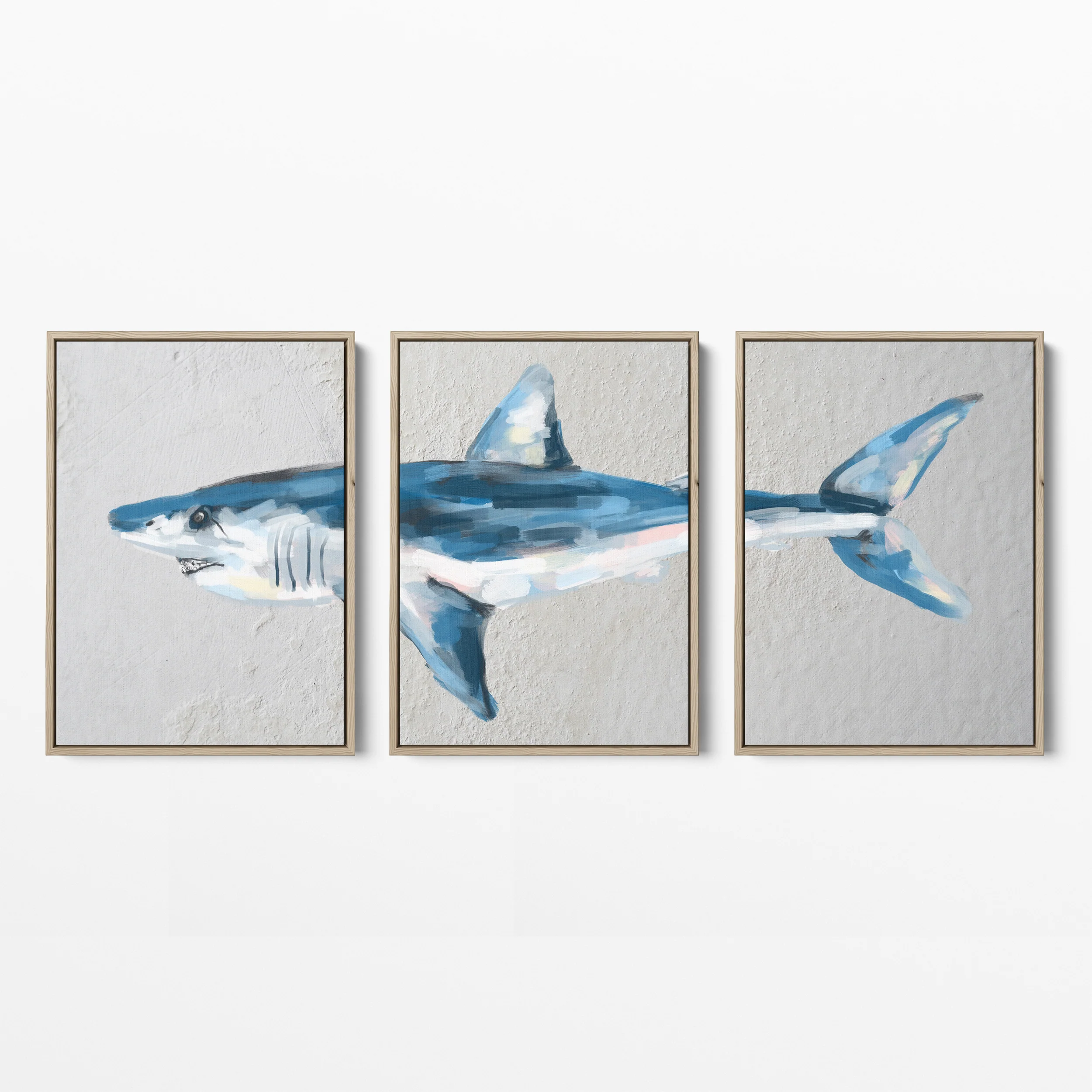Mako Shark Triptych - Set of 3 - Image 3