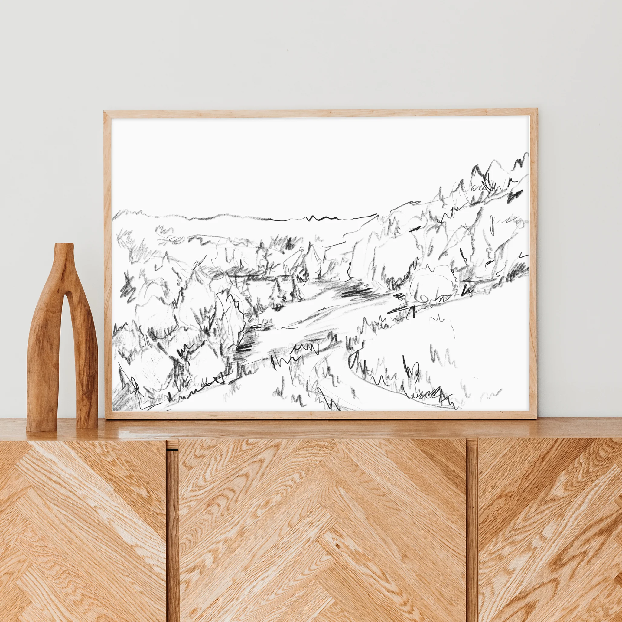 Meadow Mountain Illustration - Image 13