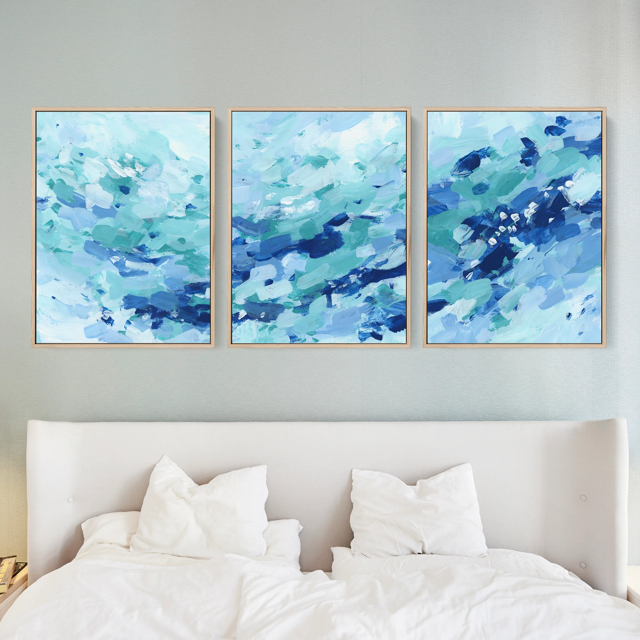 Mediterranean Mist Triptych - Set of 3 - Image 11