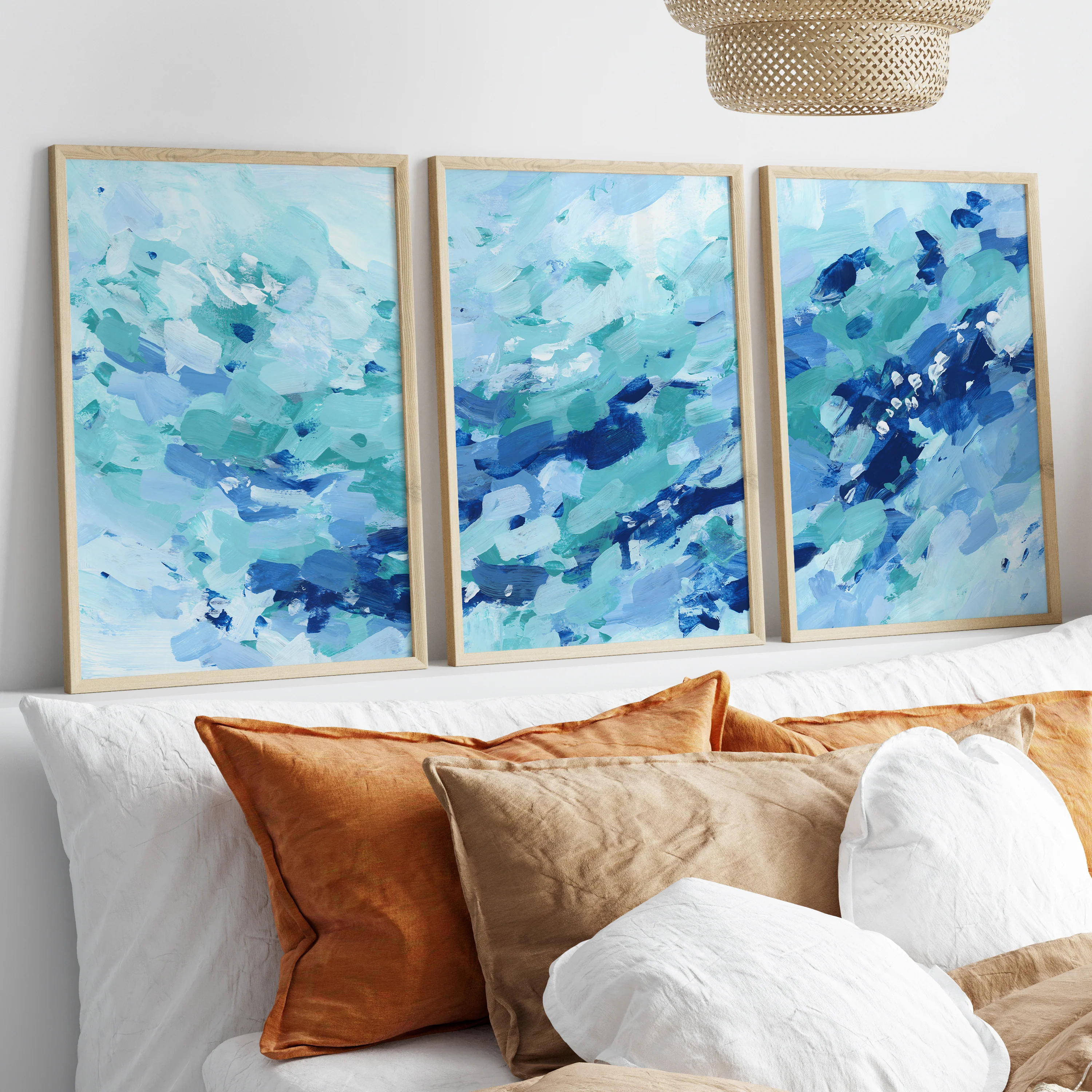 Mediterranean Mist Triptych - Set of 3 - Image 8