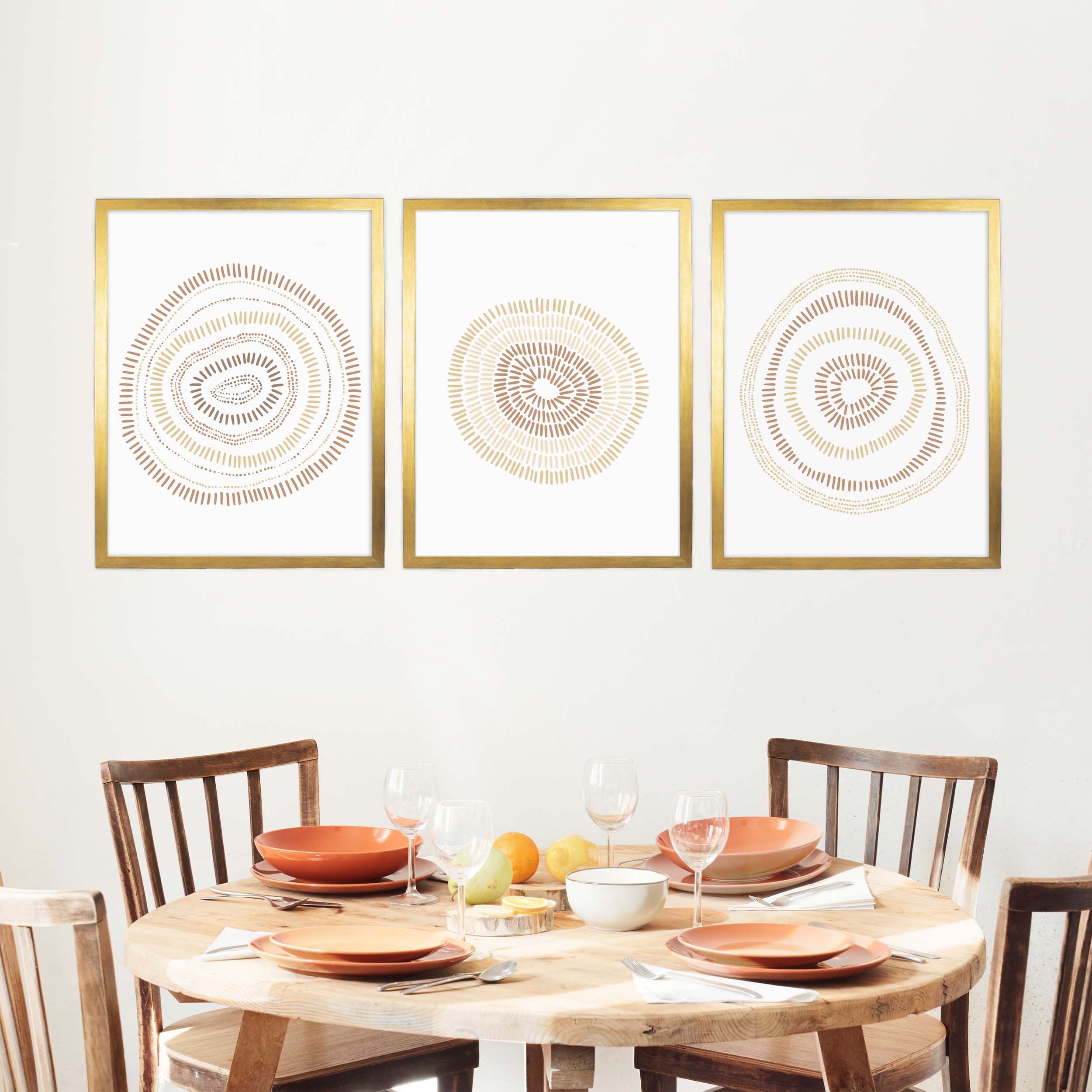Minimalist Circle Blooms - Set of 3 - Image 7