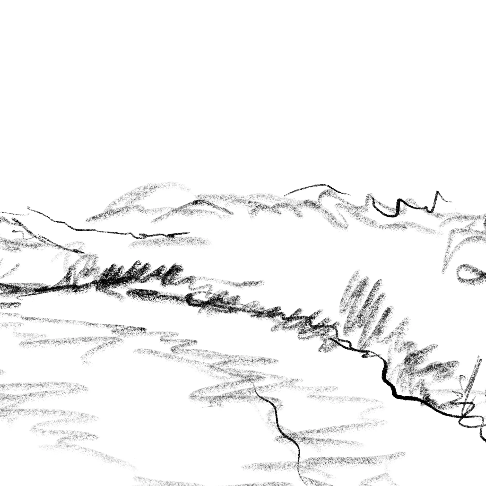 Minimalist Coastline Illustration, No. 2 - Image 12