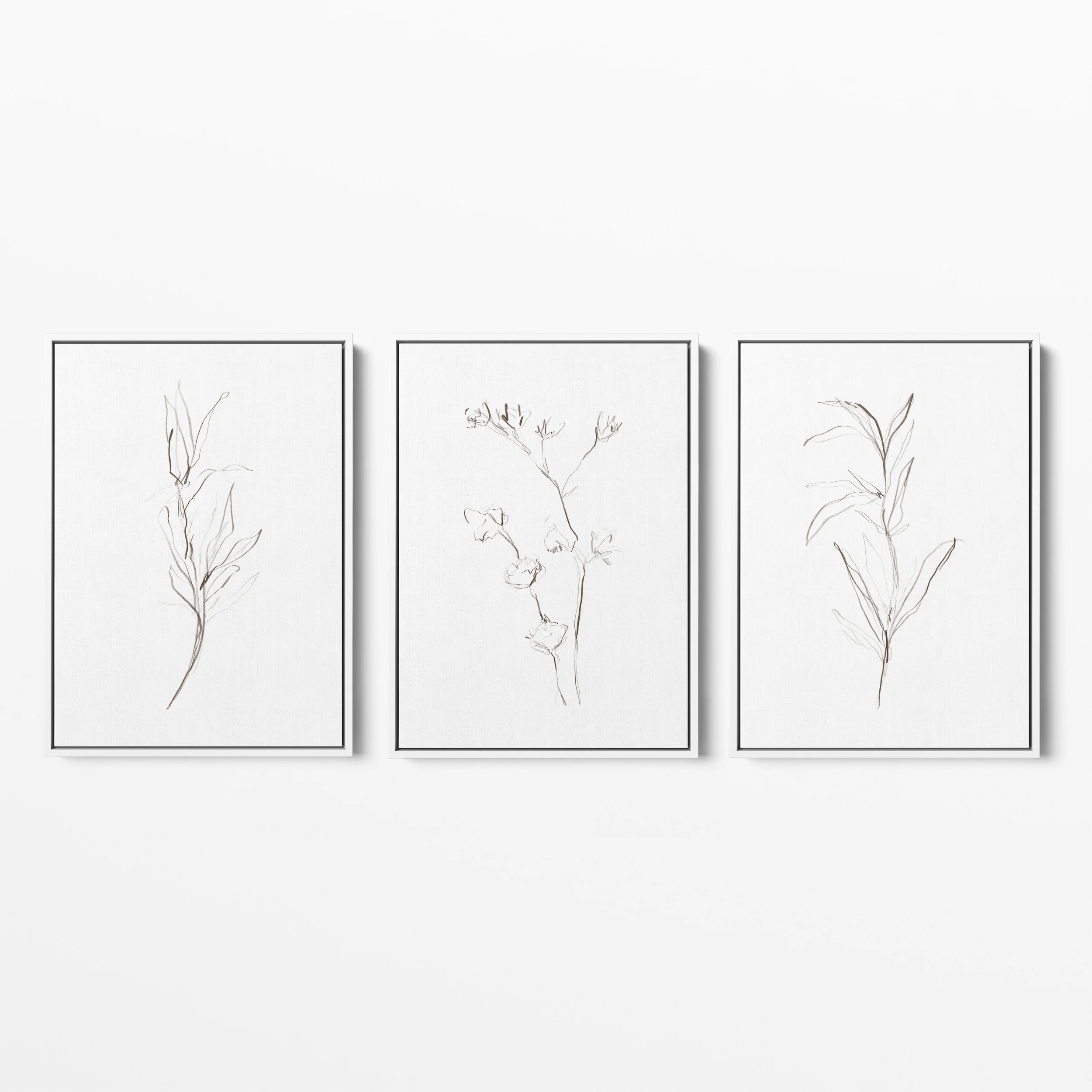 Minimalist Fall Plant Study - Set of 3 - Image 5