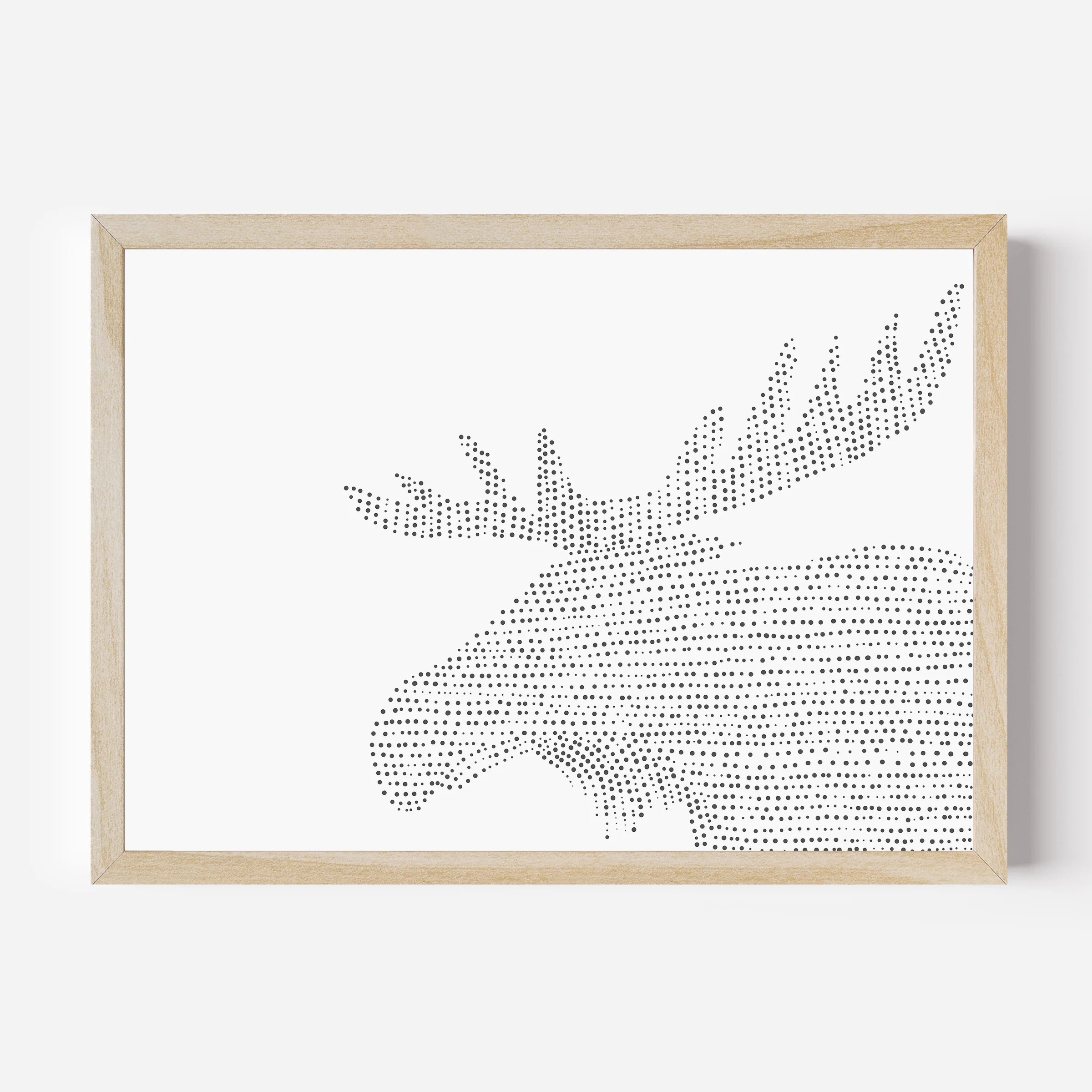 Minimalist Moose Illustration - Image 3