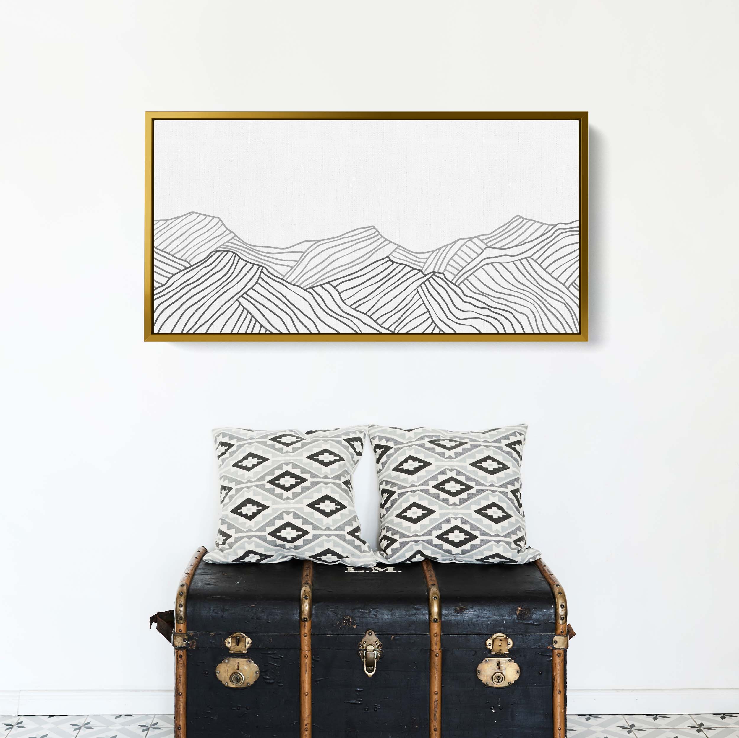 Minimalist Mountains Panoramic - Image 6