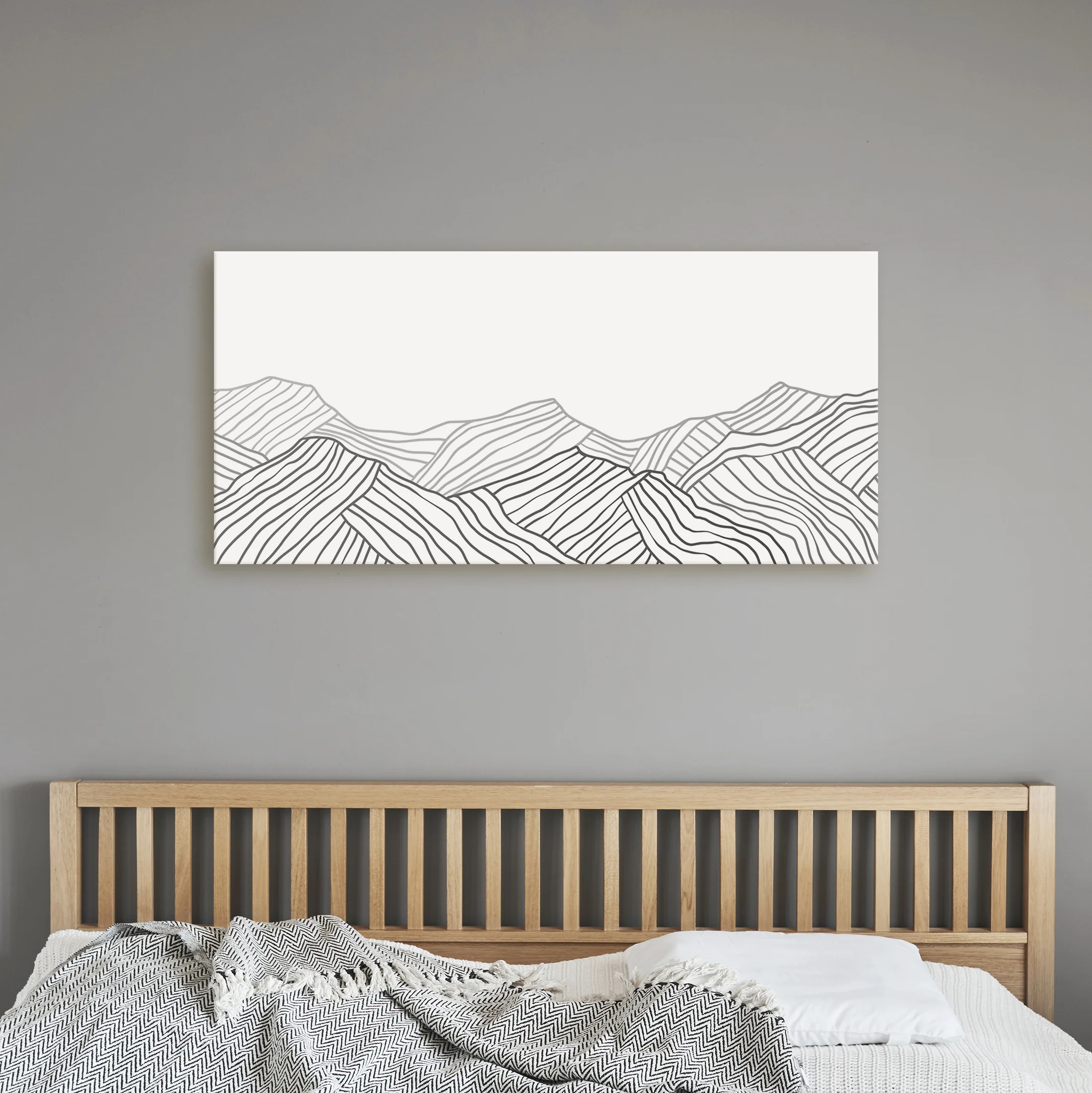 Minimalist Mountains Panoramic - Image 9