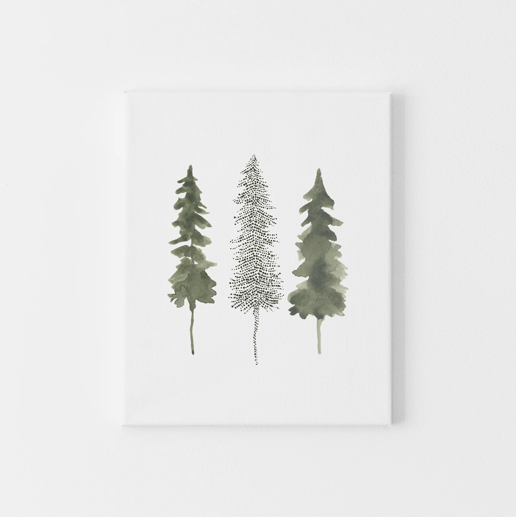 Minimalist Pine Tree Trio - Image 4