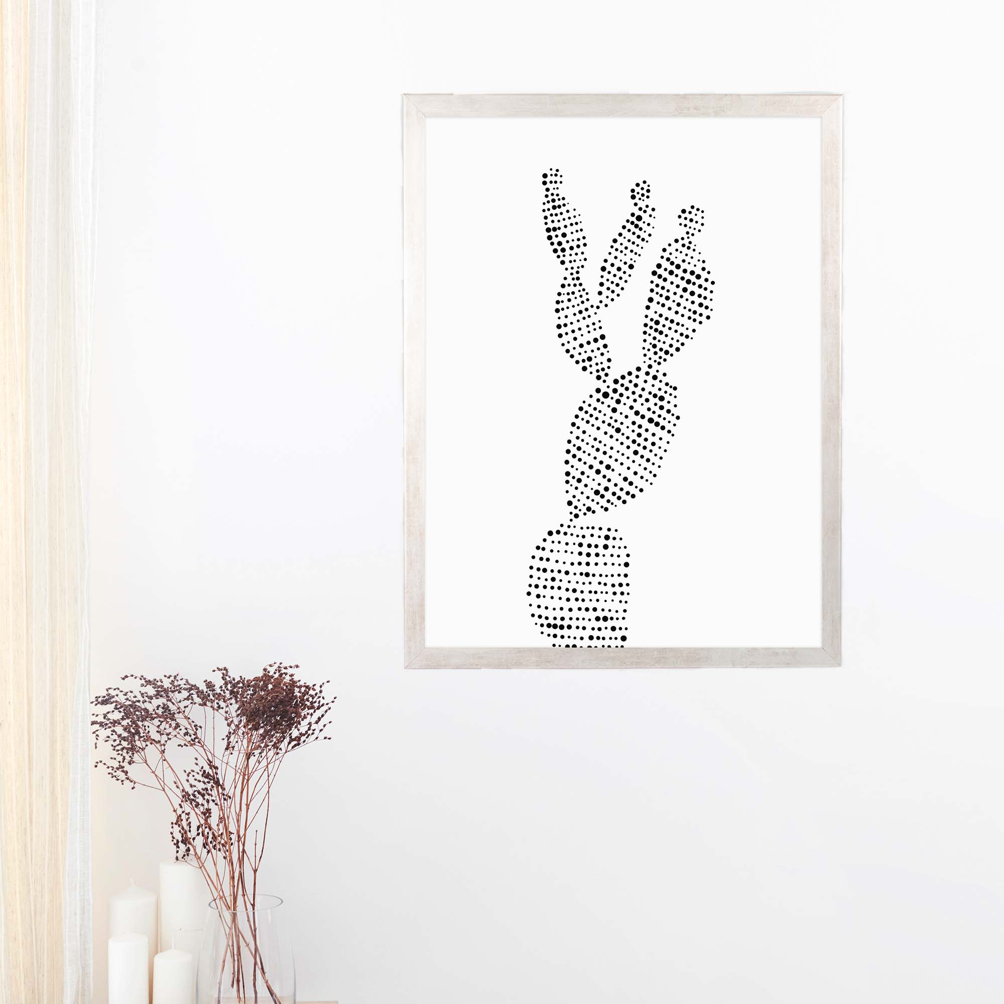 Minimalist Prickly Pear Cactus, No. 1 - Image 8