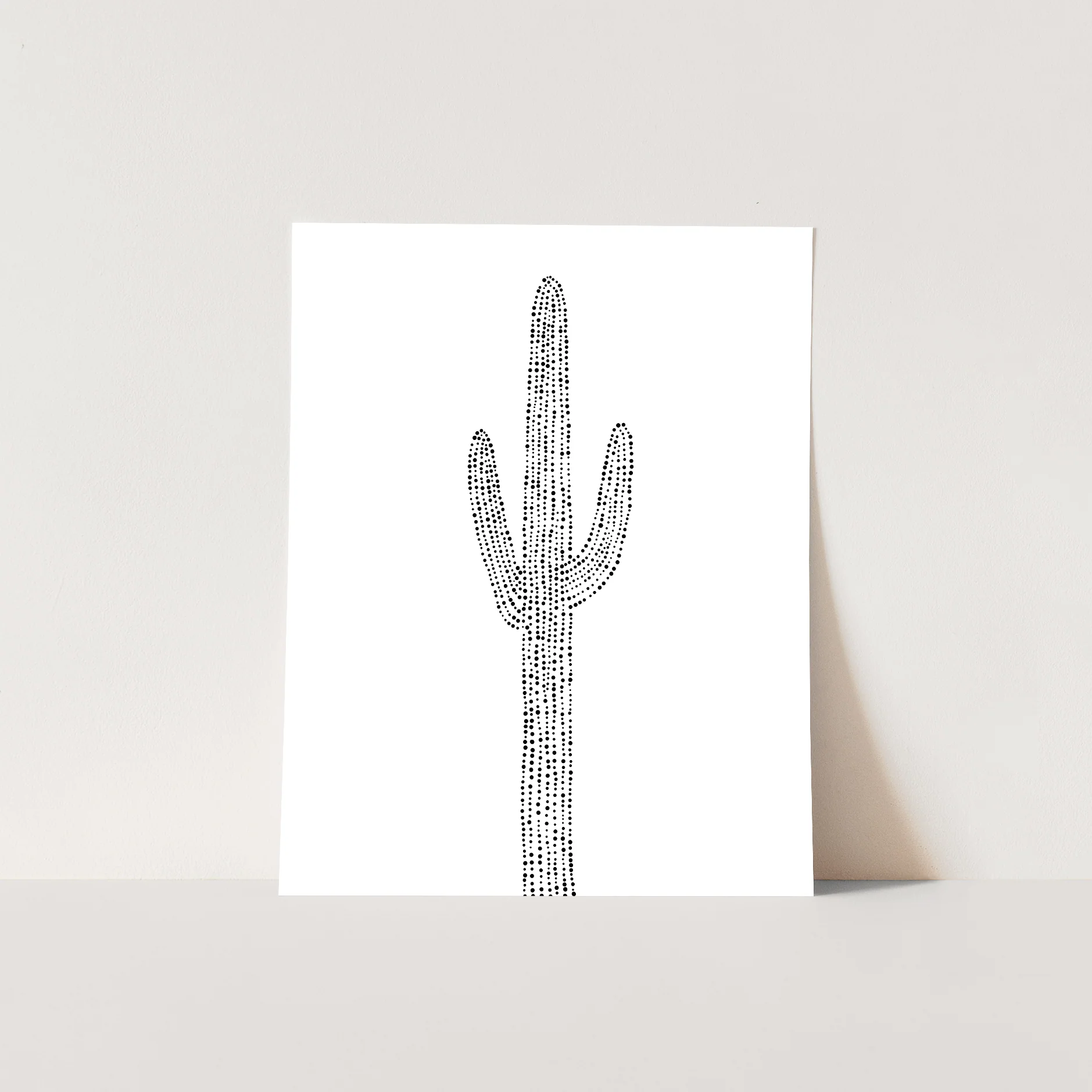 Minimalist Saguaro Cactus, No. 1 - Image 5
