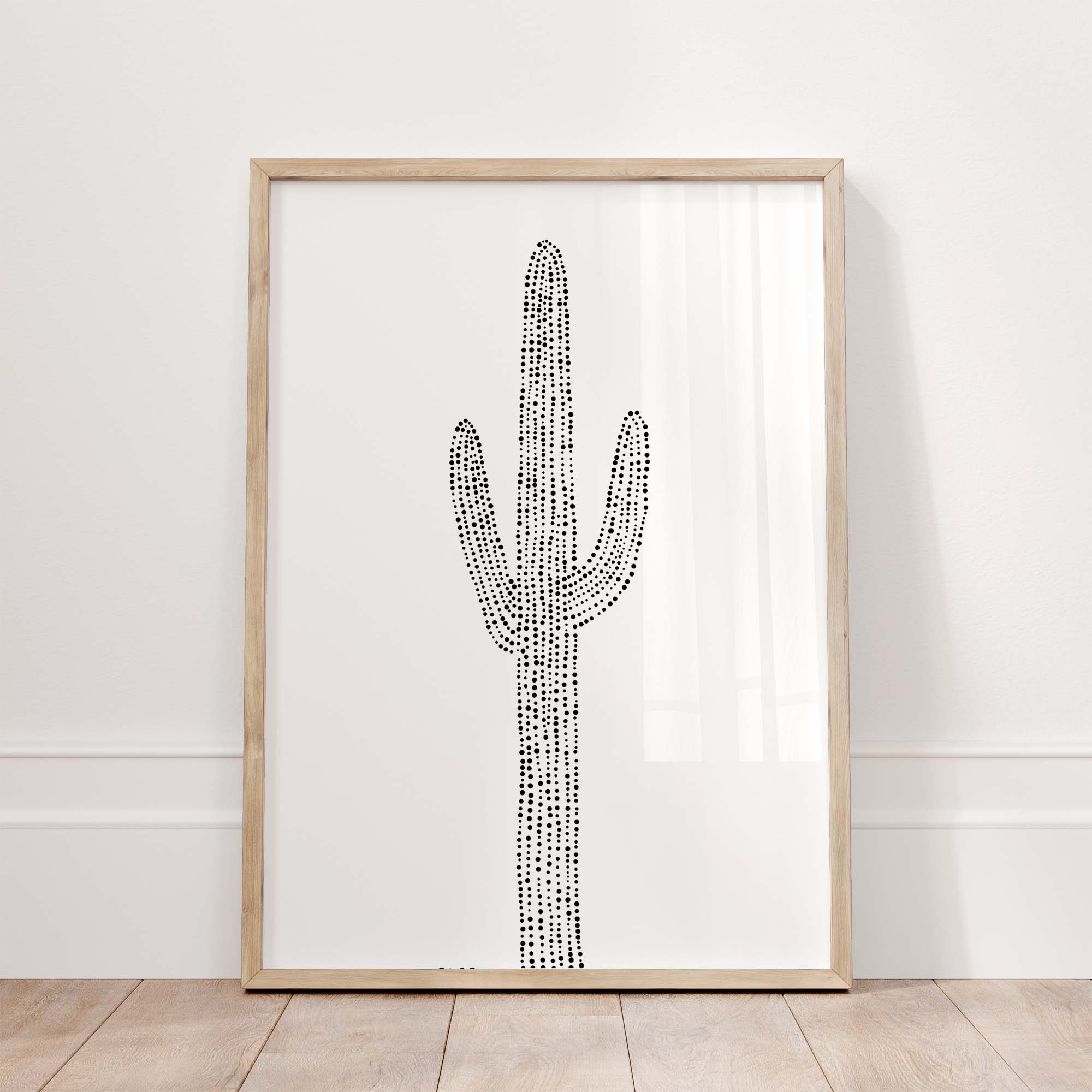 Minimalist Saguaro Cactus, No. 1 - Image 6