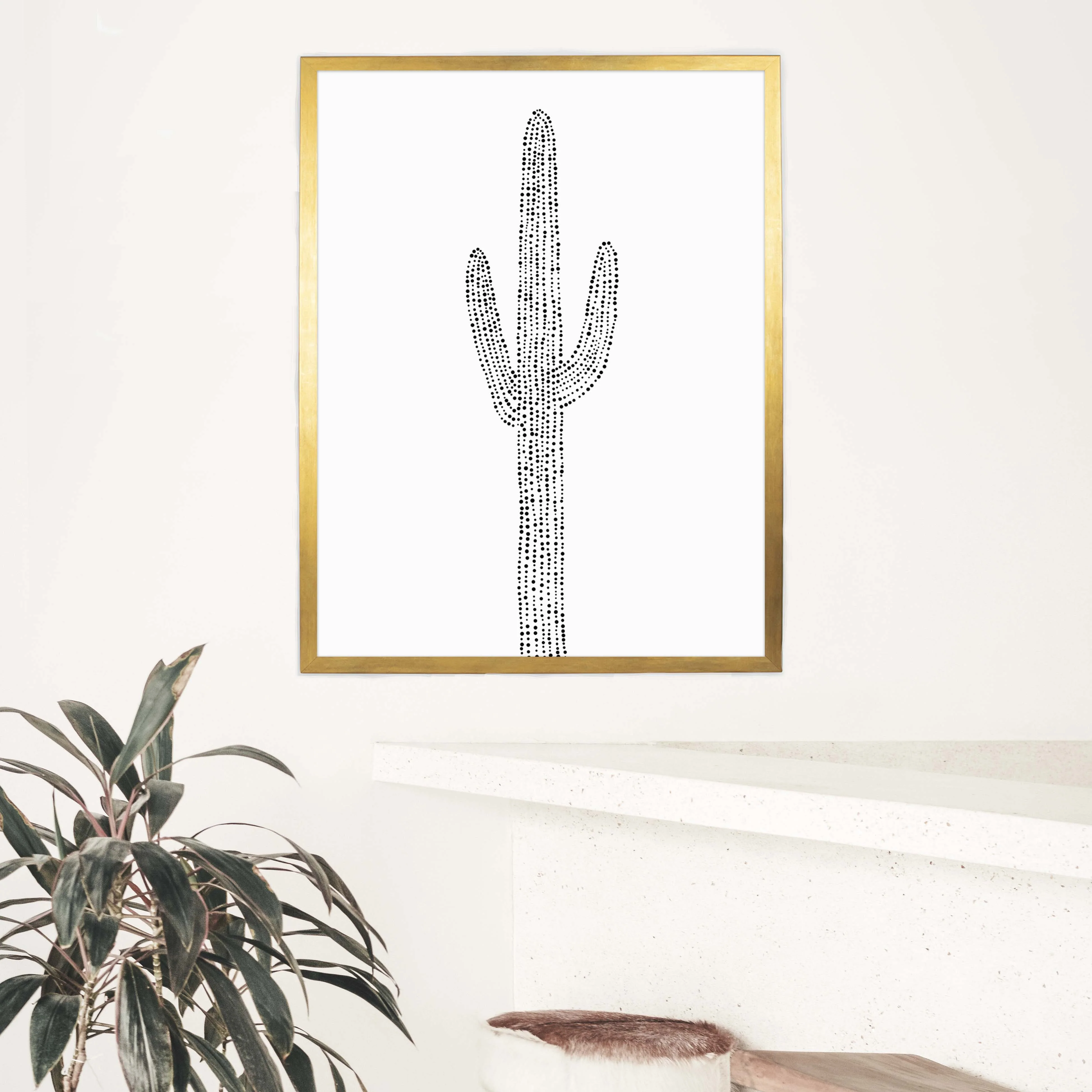 Minimalist Saguaro Cactus, No. 1 - Image 8