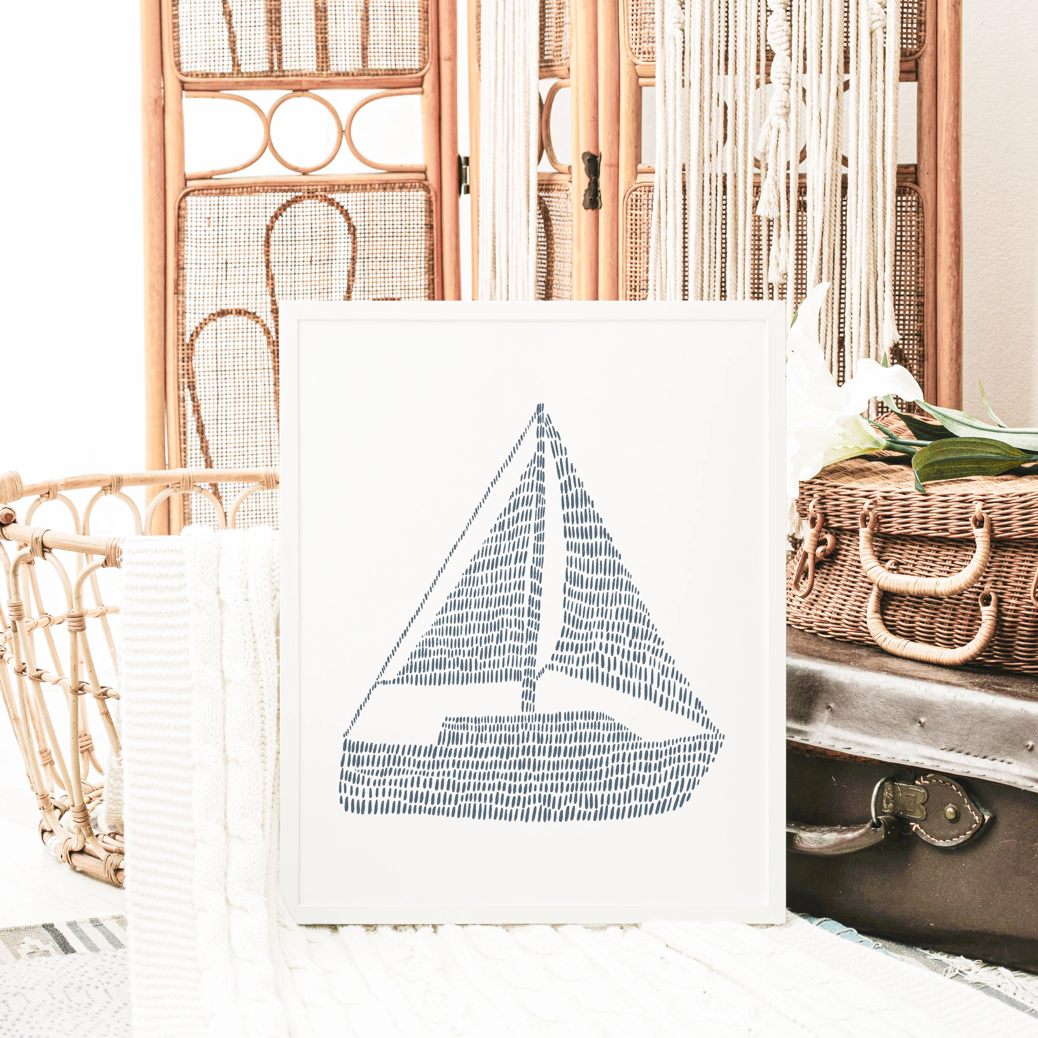Minimalist Sailboat, No. 1 - Image 7