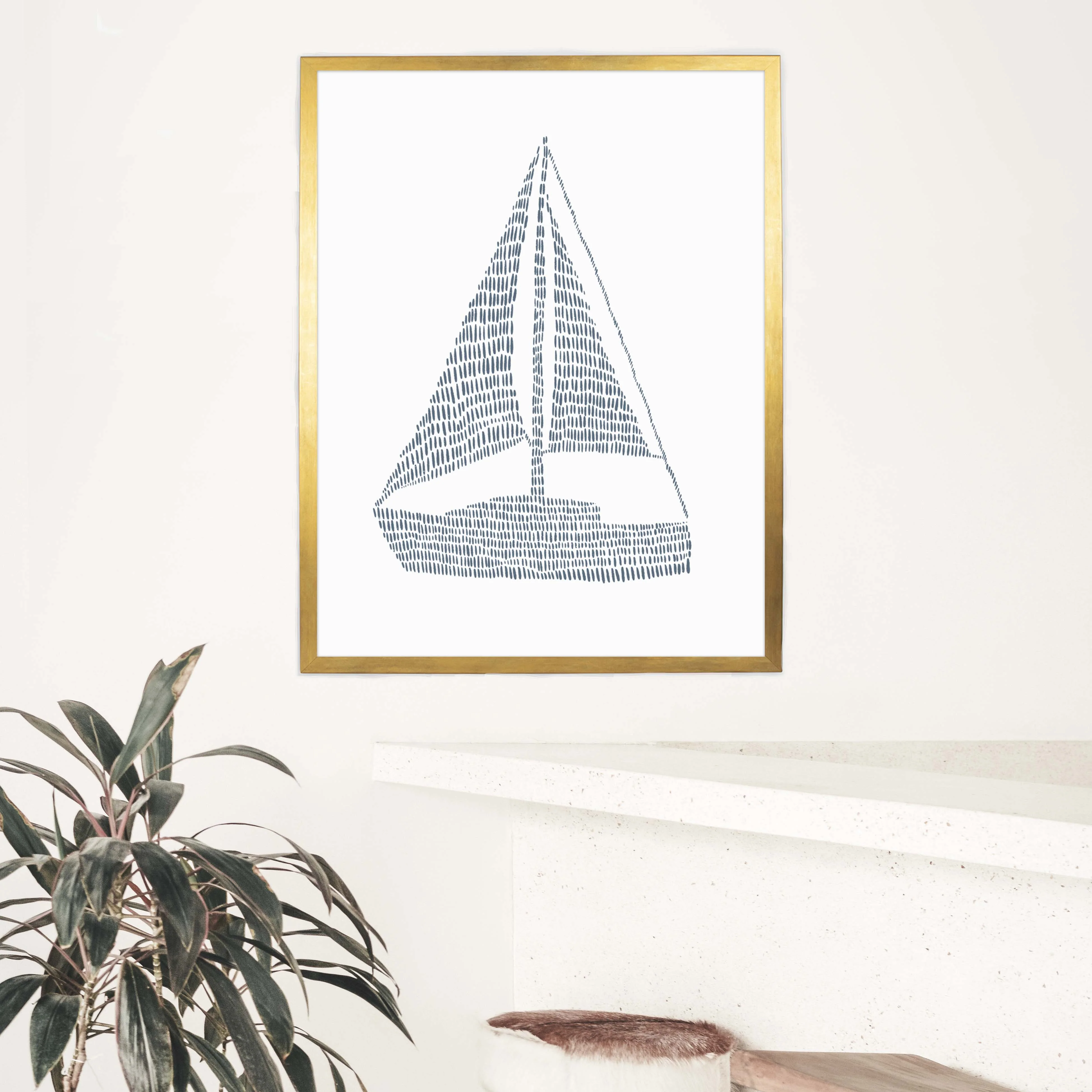 Minimalist Sailboat, No. 2 - Image 7