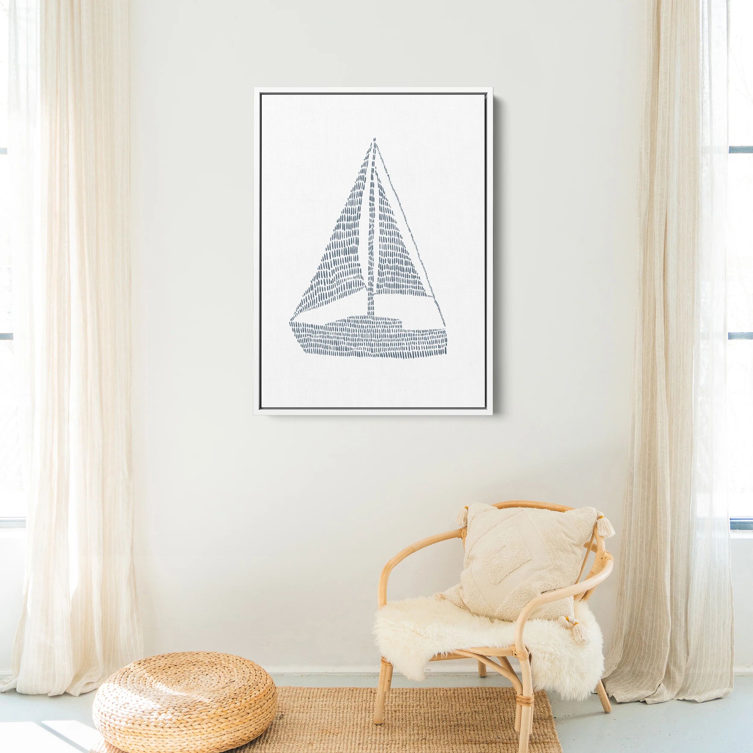 Minimalist Sailboat, No. 2 - Image 9