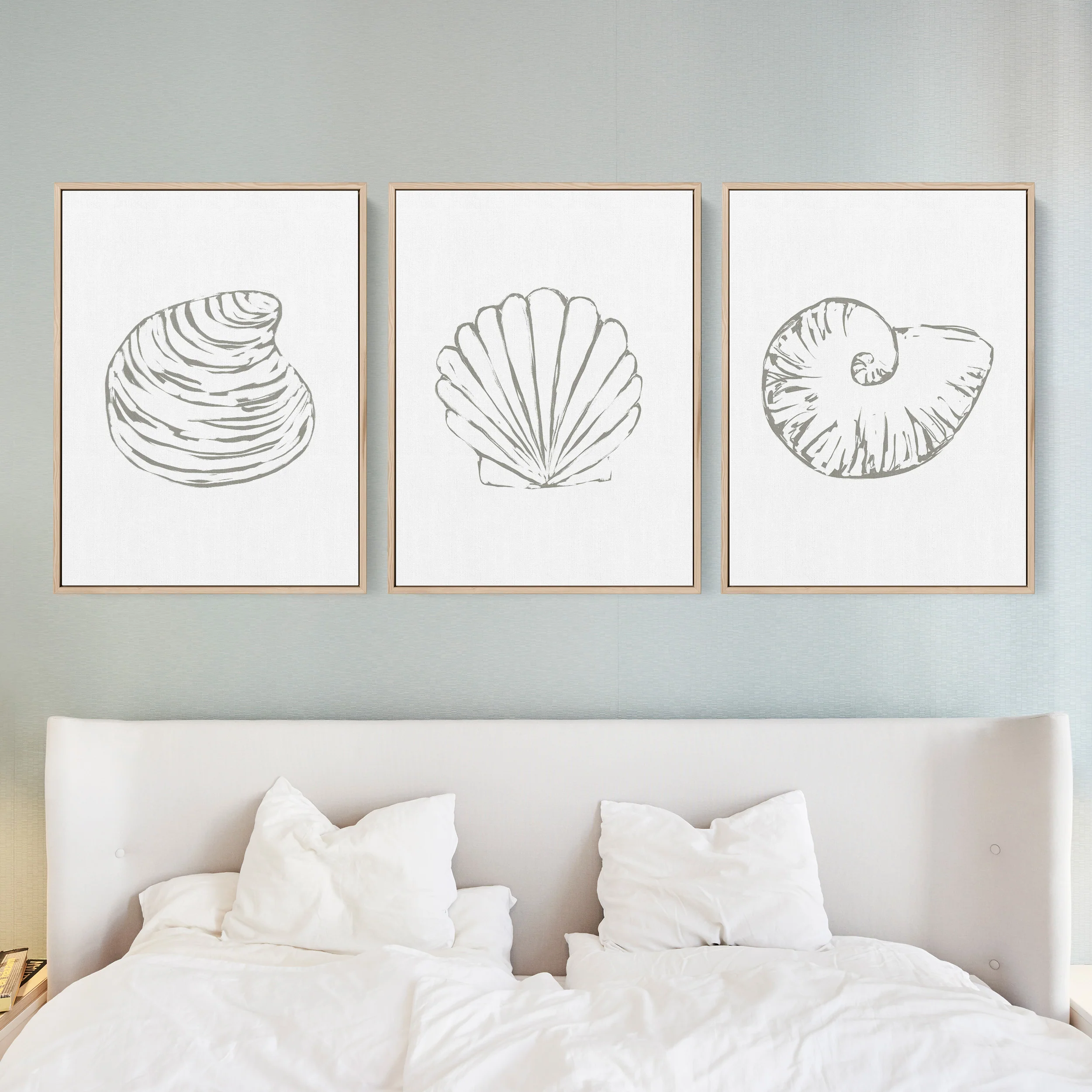 Minimalist Seashell Trio, No. 1 - Set of 3 - Image 11