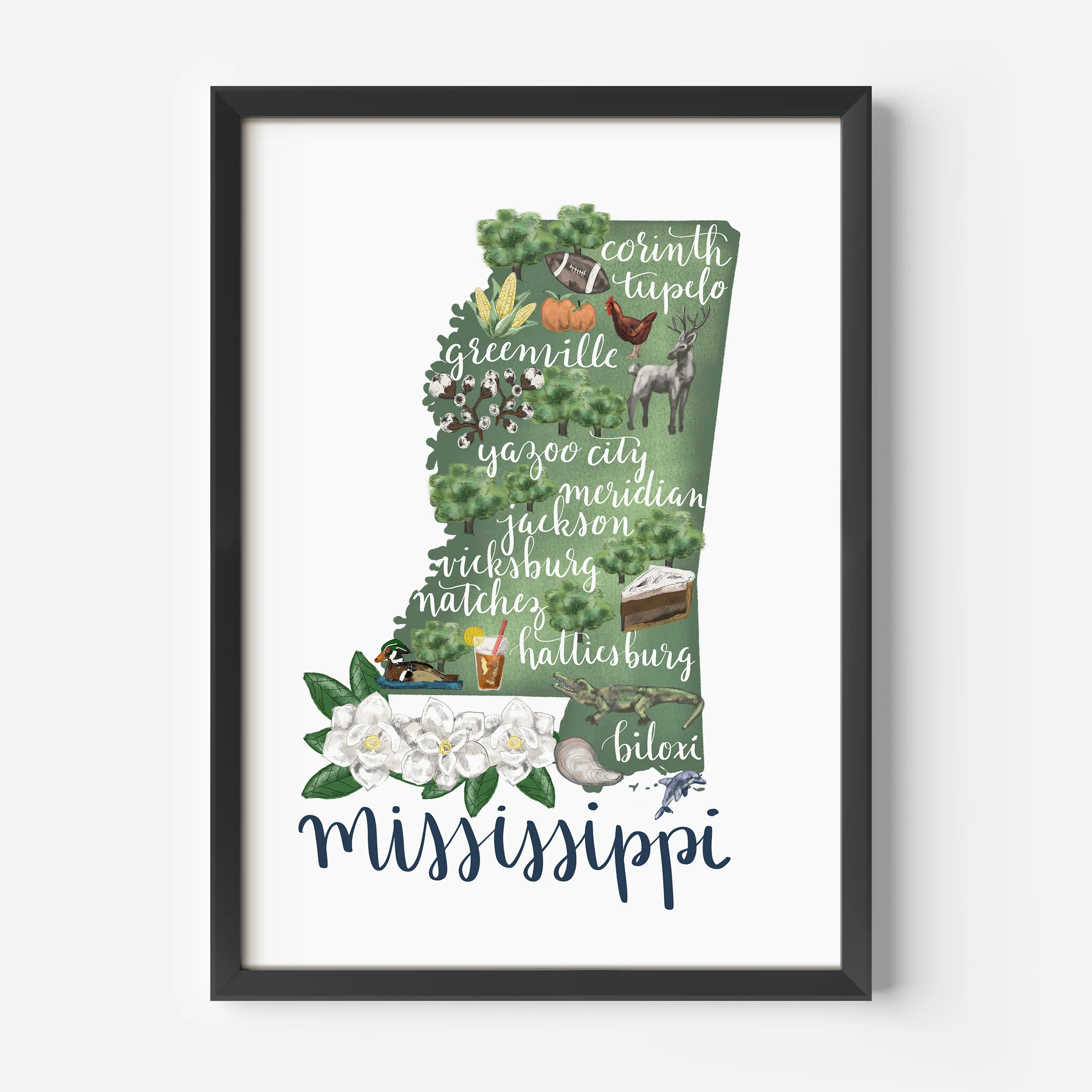 Mississippi Map - Image 4