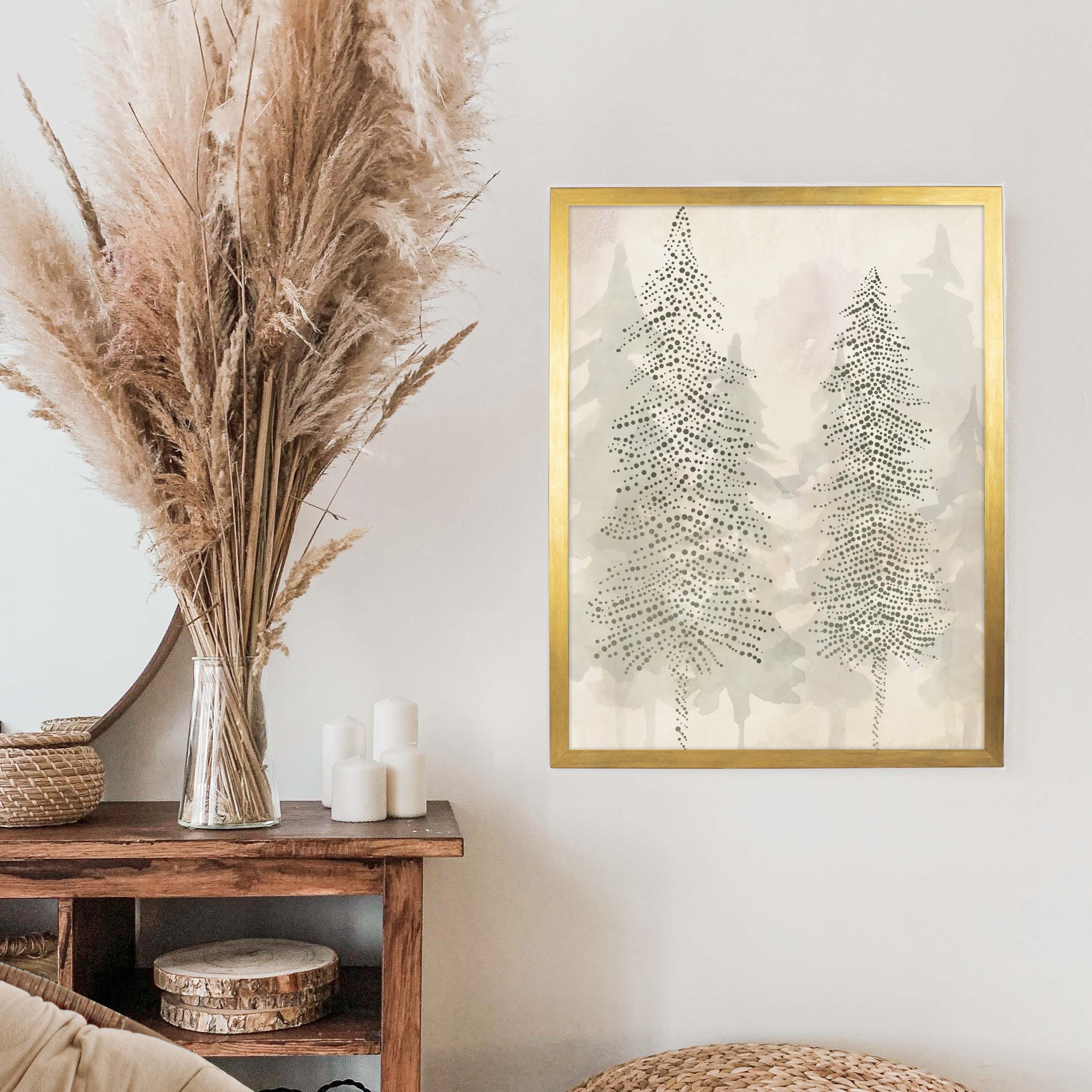 Misty Evergreen Pine Trees - Image 6