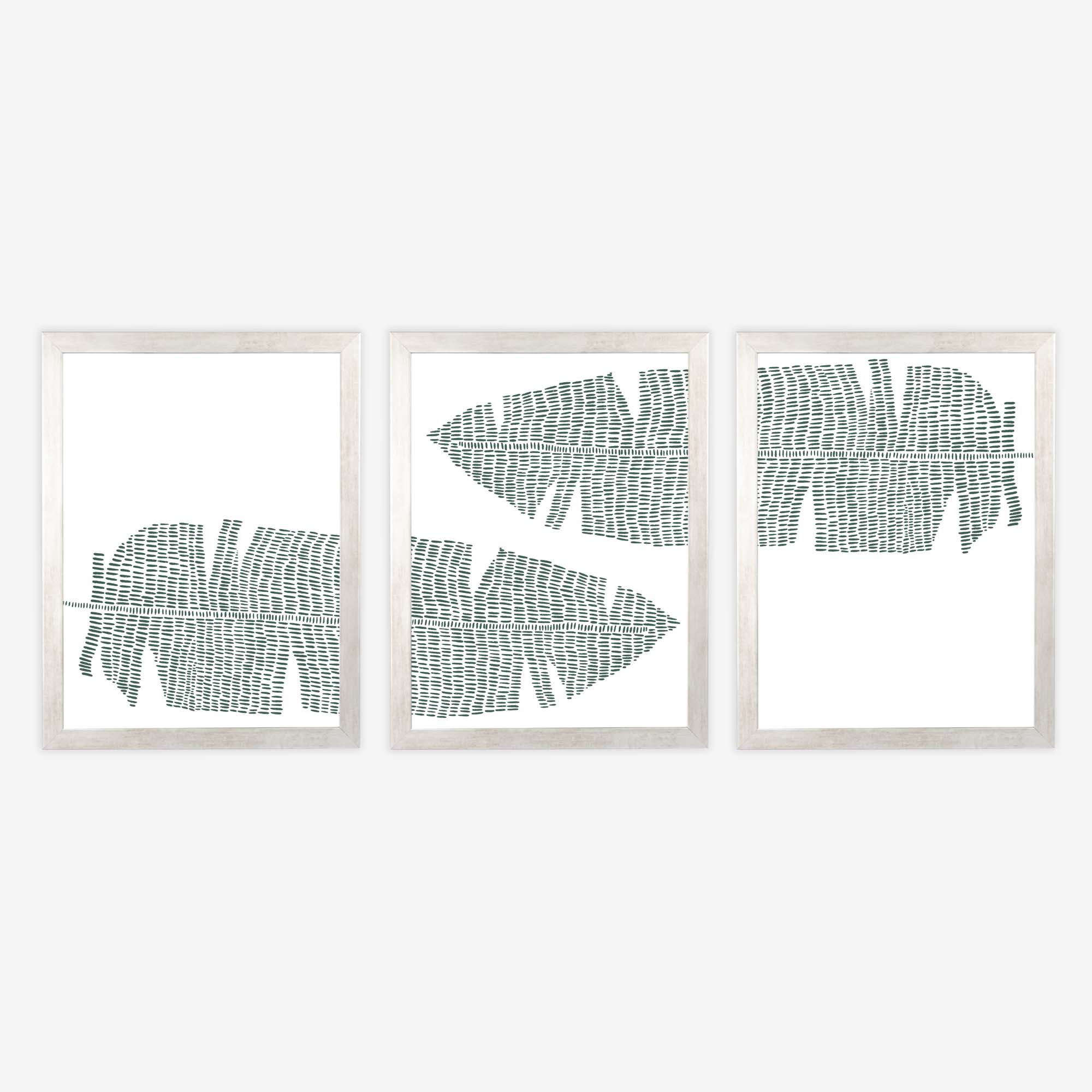 Modern Banana Leaves - Set of 3 - Image 5