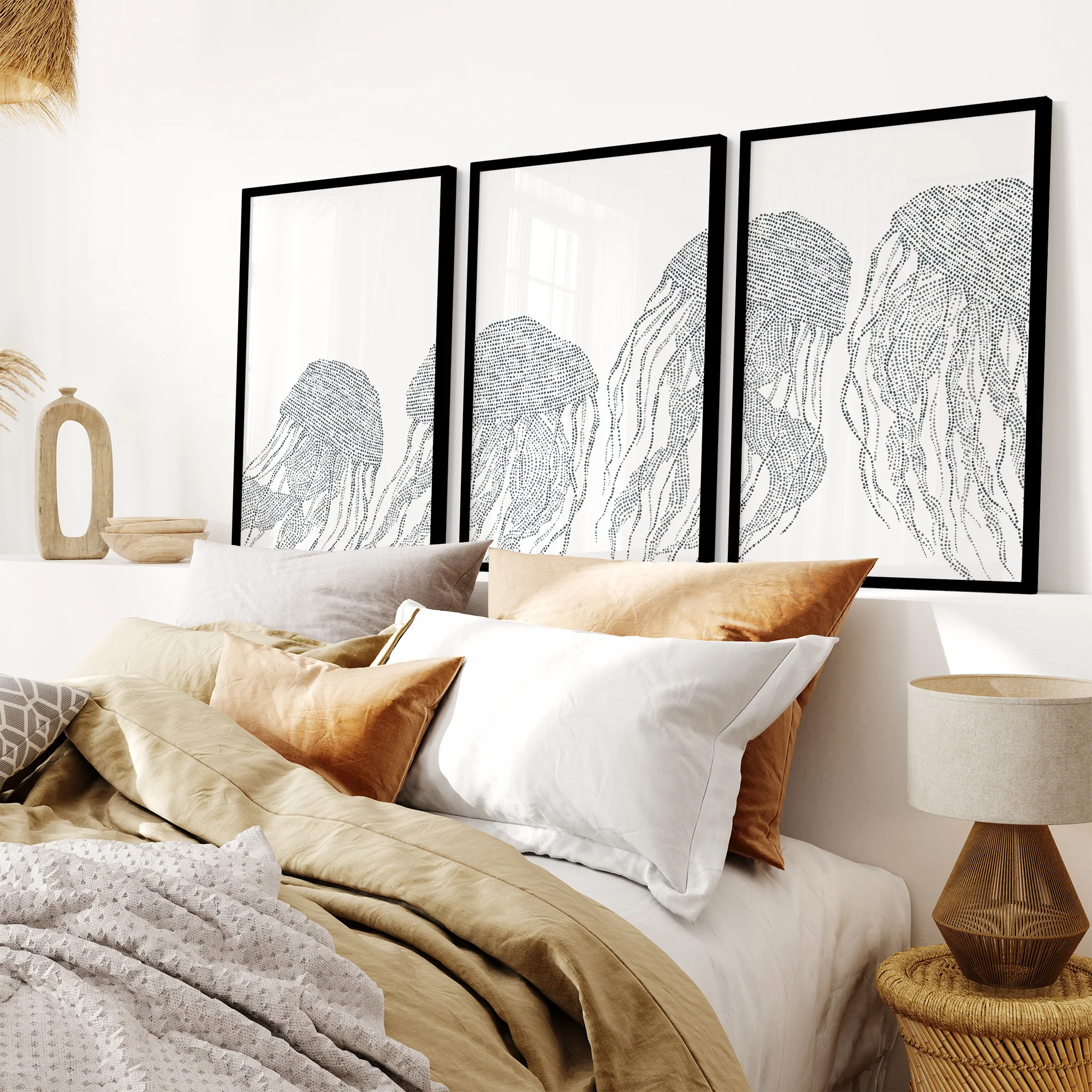 Modern Jellyfish Illustration - Set of 3 - Image 13