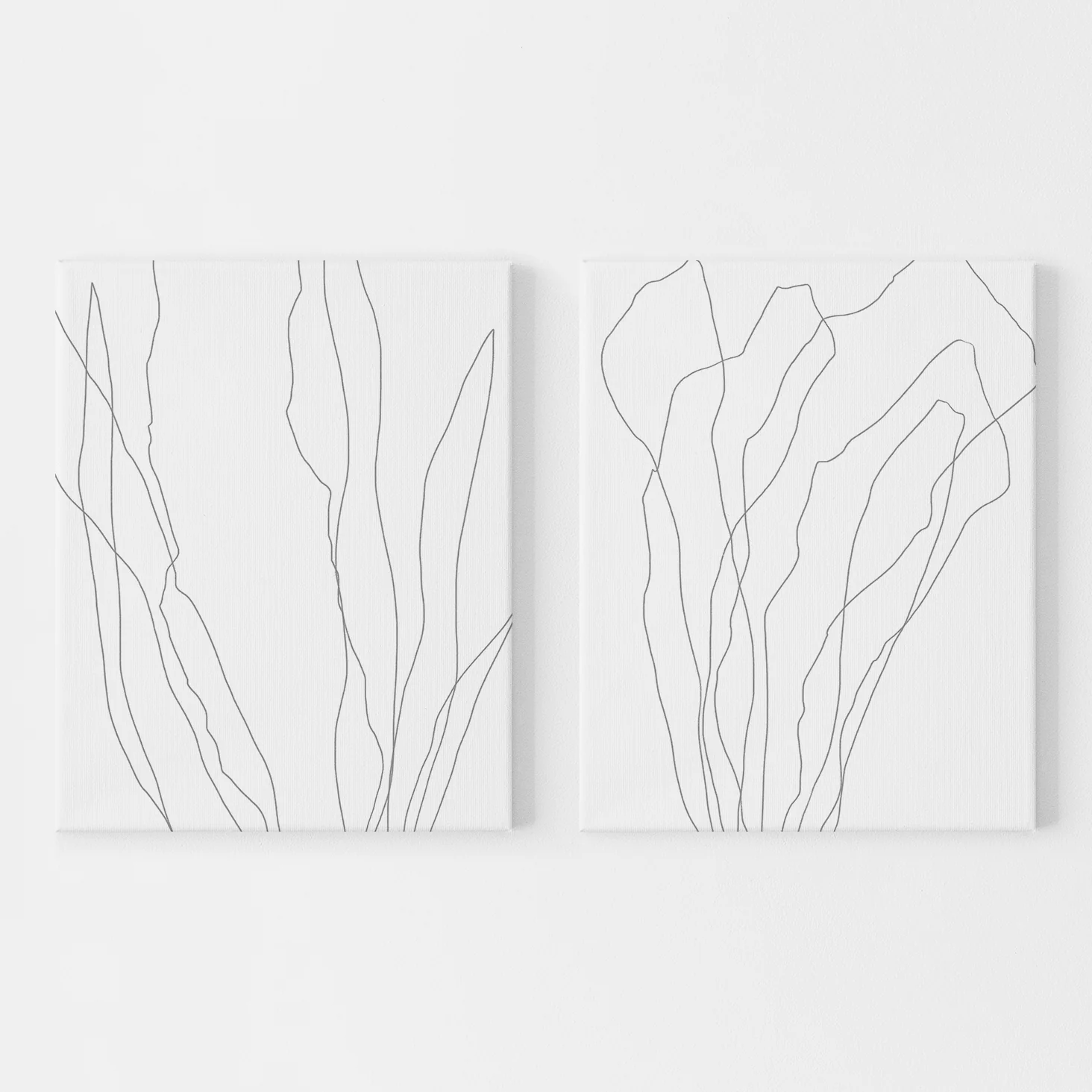 Modern Minimalist Seaweed Illustration - Set of 2 - Image 3