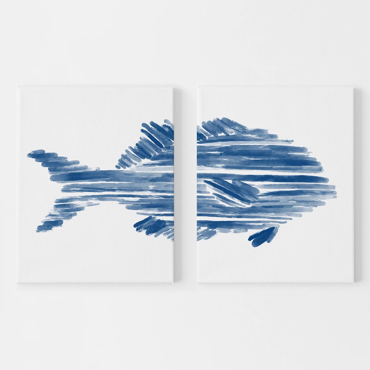 Modern Perch Fish Diptych - Set of 2 - Image 5