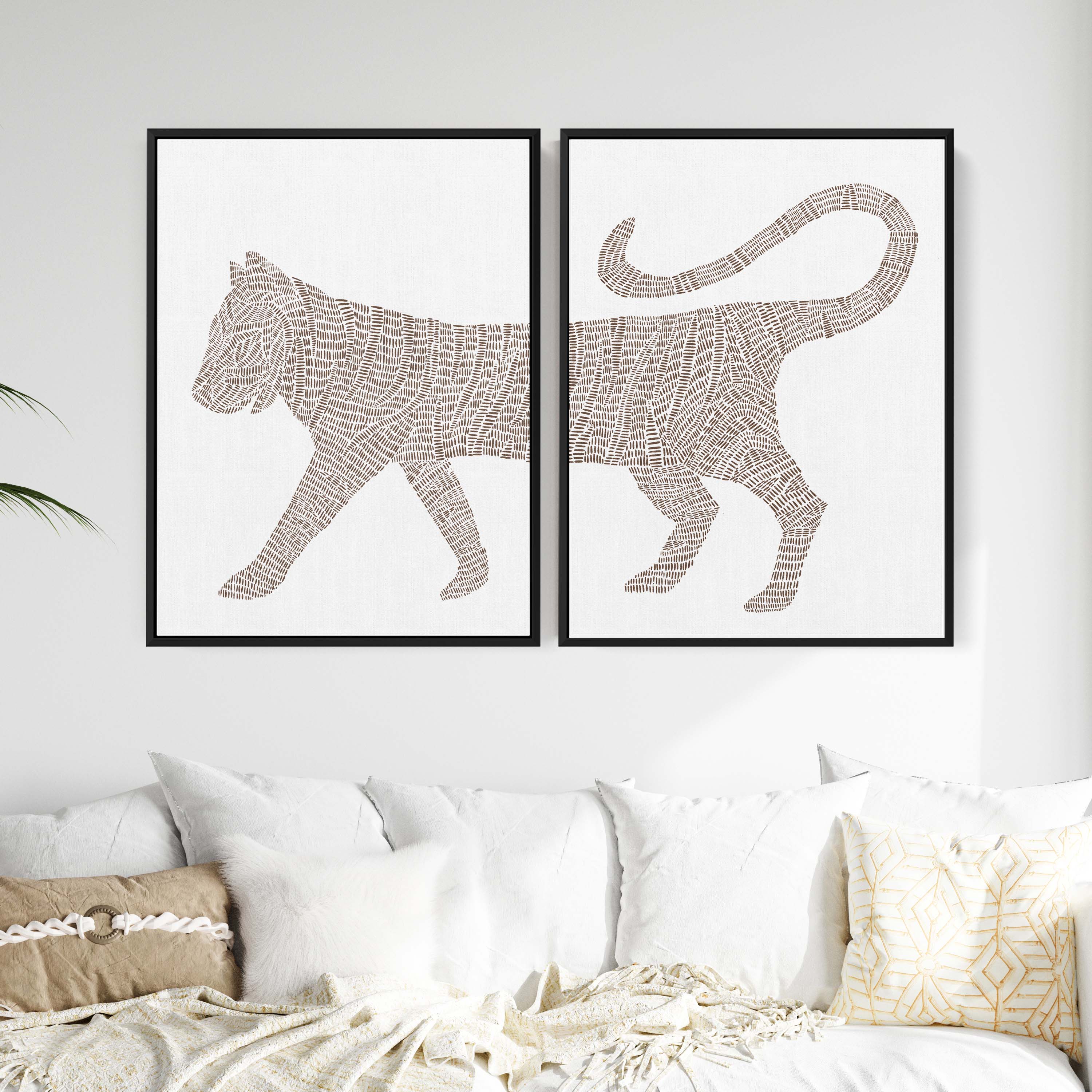 Modern Tiger Illustration - Set of 2 - Image 11