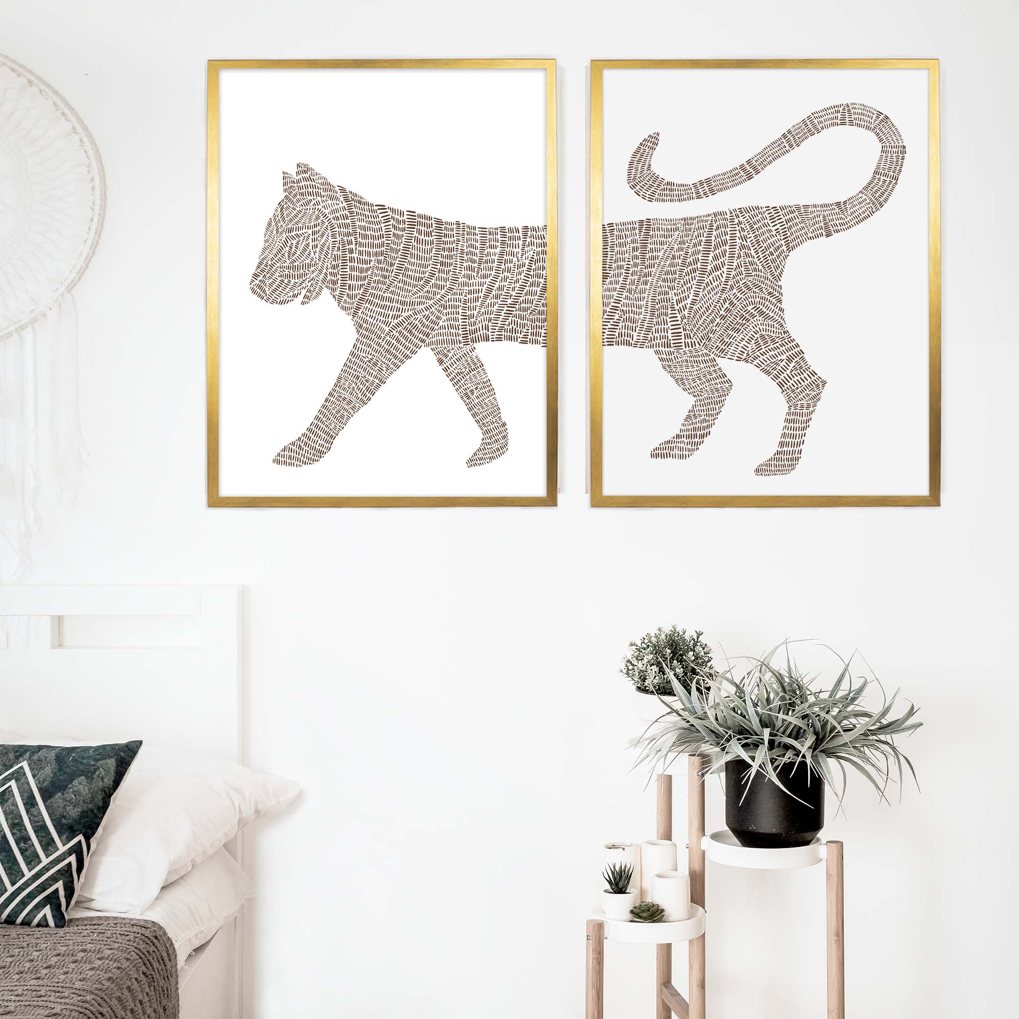 Modern Tiger Illustration - Set of 2 - Image 7