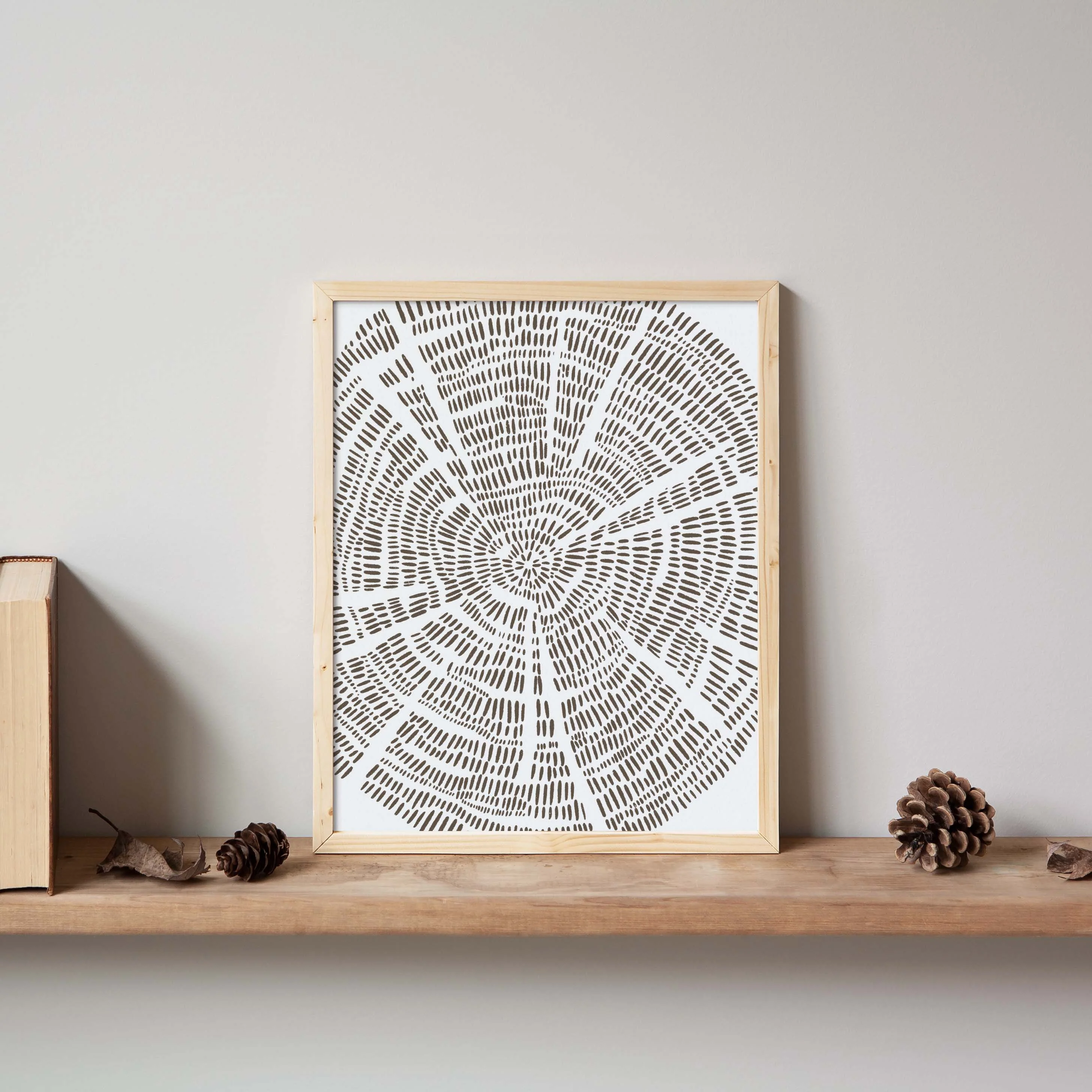 Modern Tree Ring Drawing - Image 13