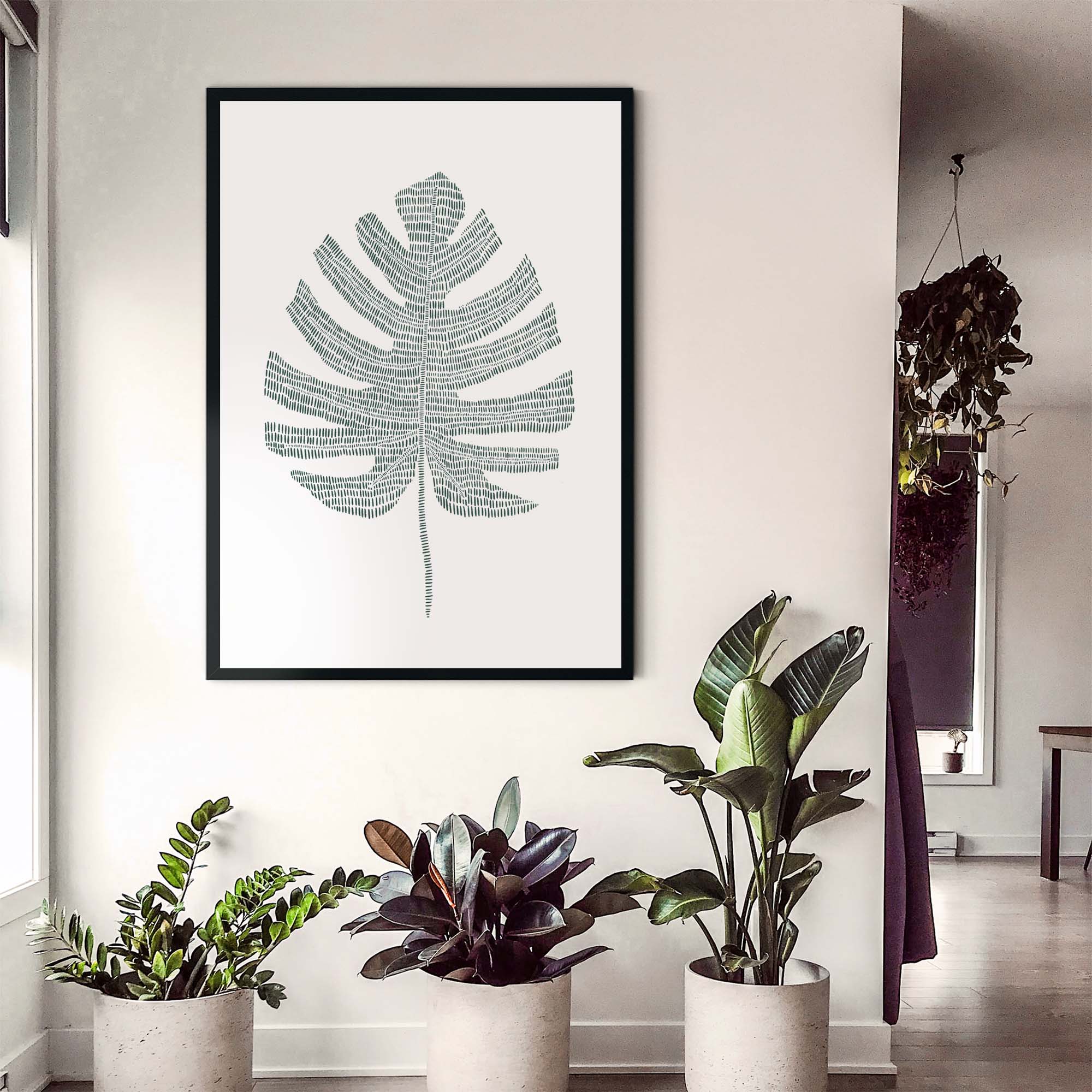 Monstera Palm Leaf Study - Image 6
