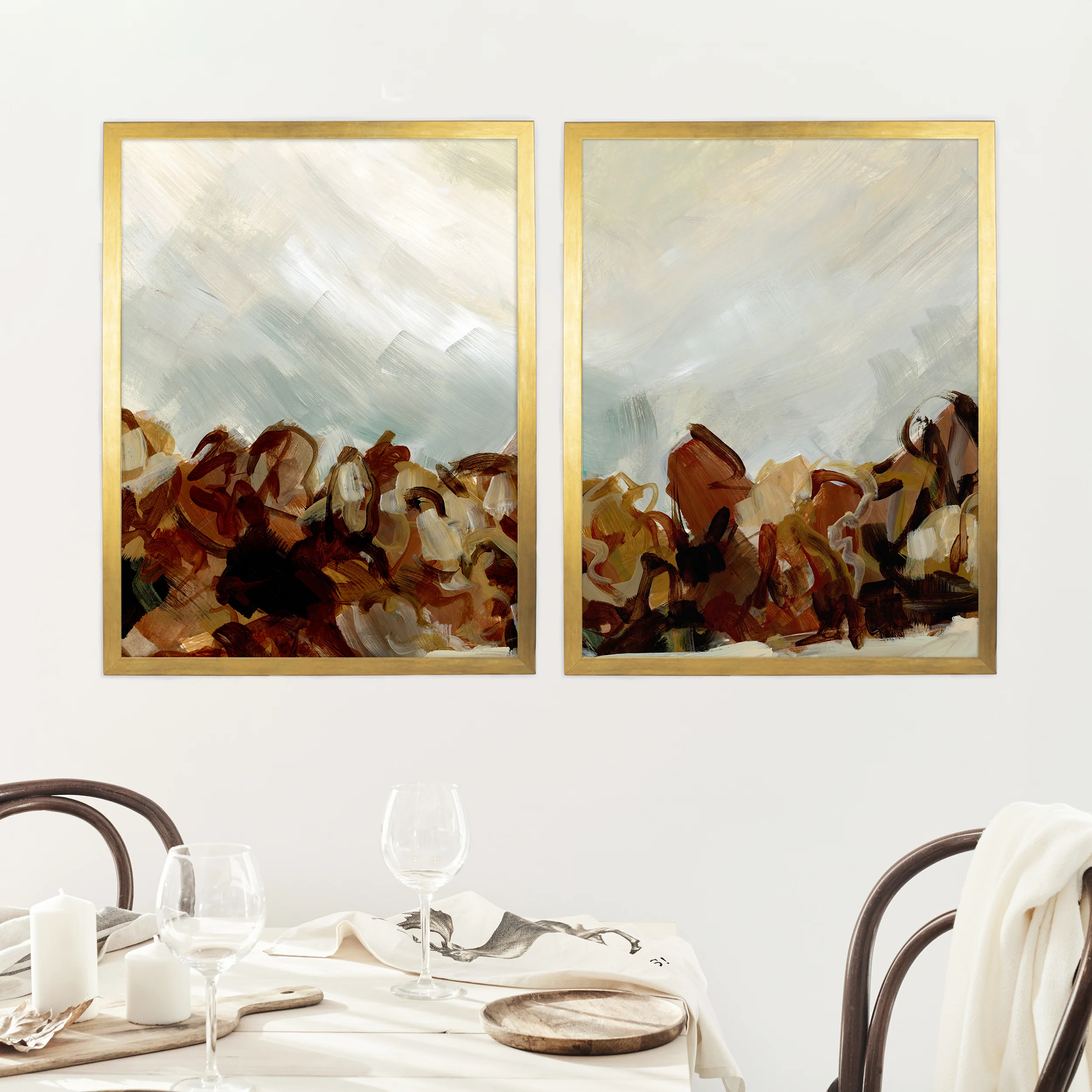 Moody Autumnal Landscape - Set of 2 - Image 6