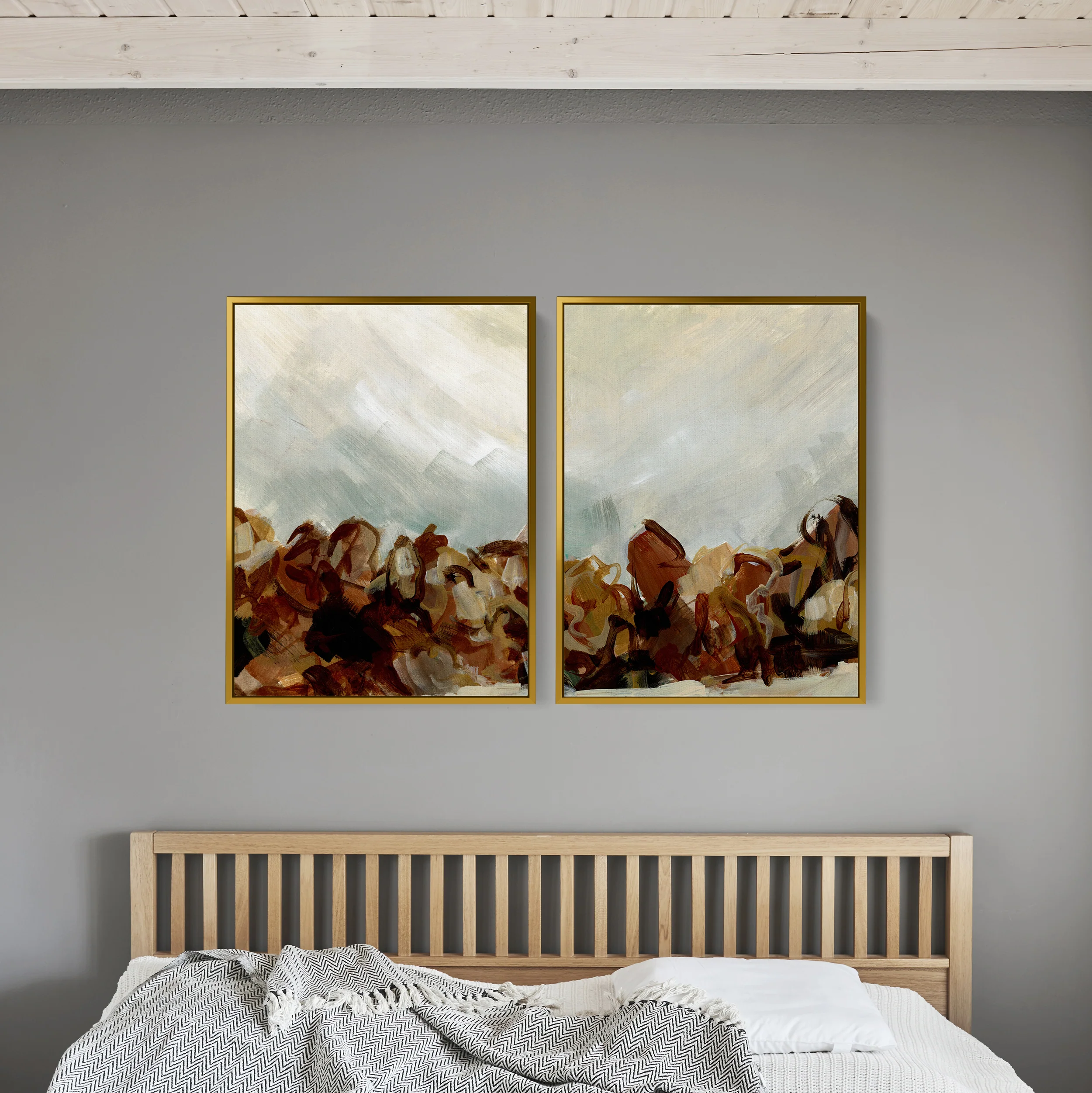 Moody Autumnal Landscape - Set of 2 - Image 7