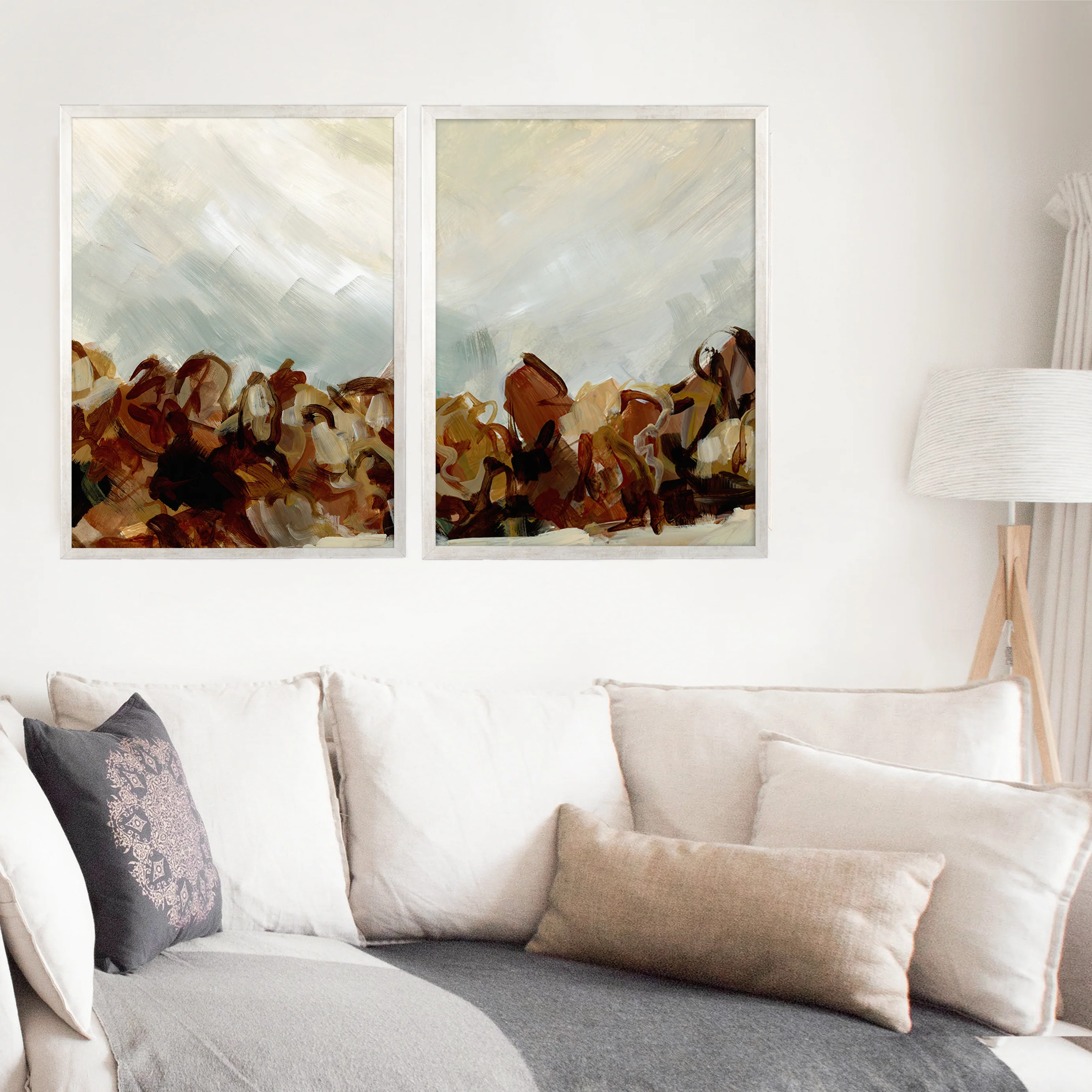 Moody Autumnal Landscape - Set of 2 - Image 8