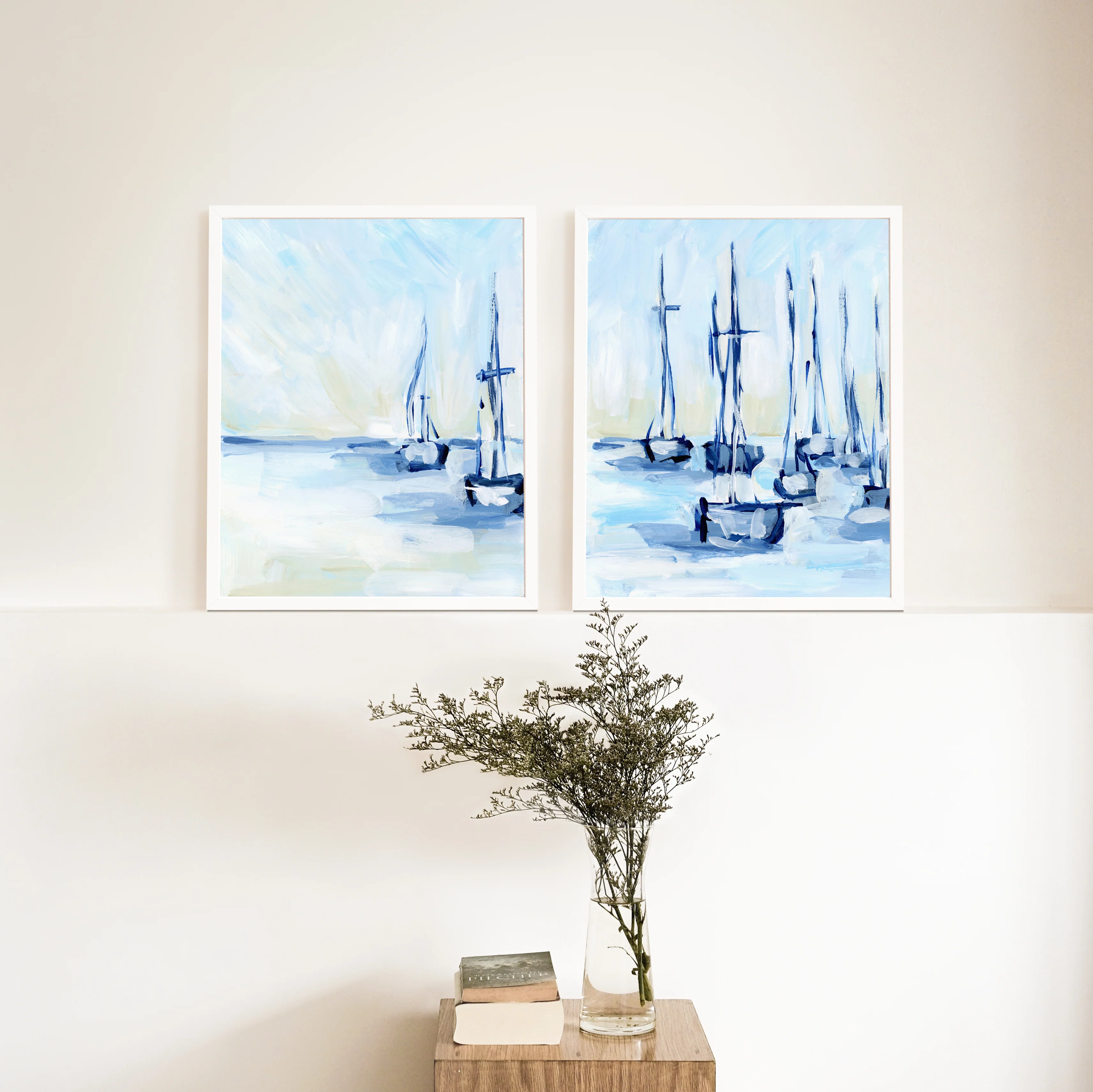 Moored Sailboats - Set of 2 - Image 12