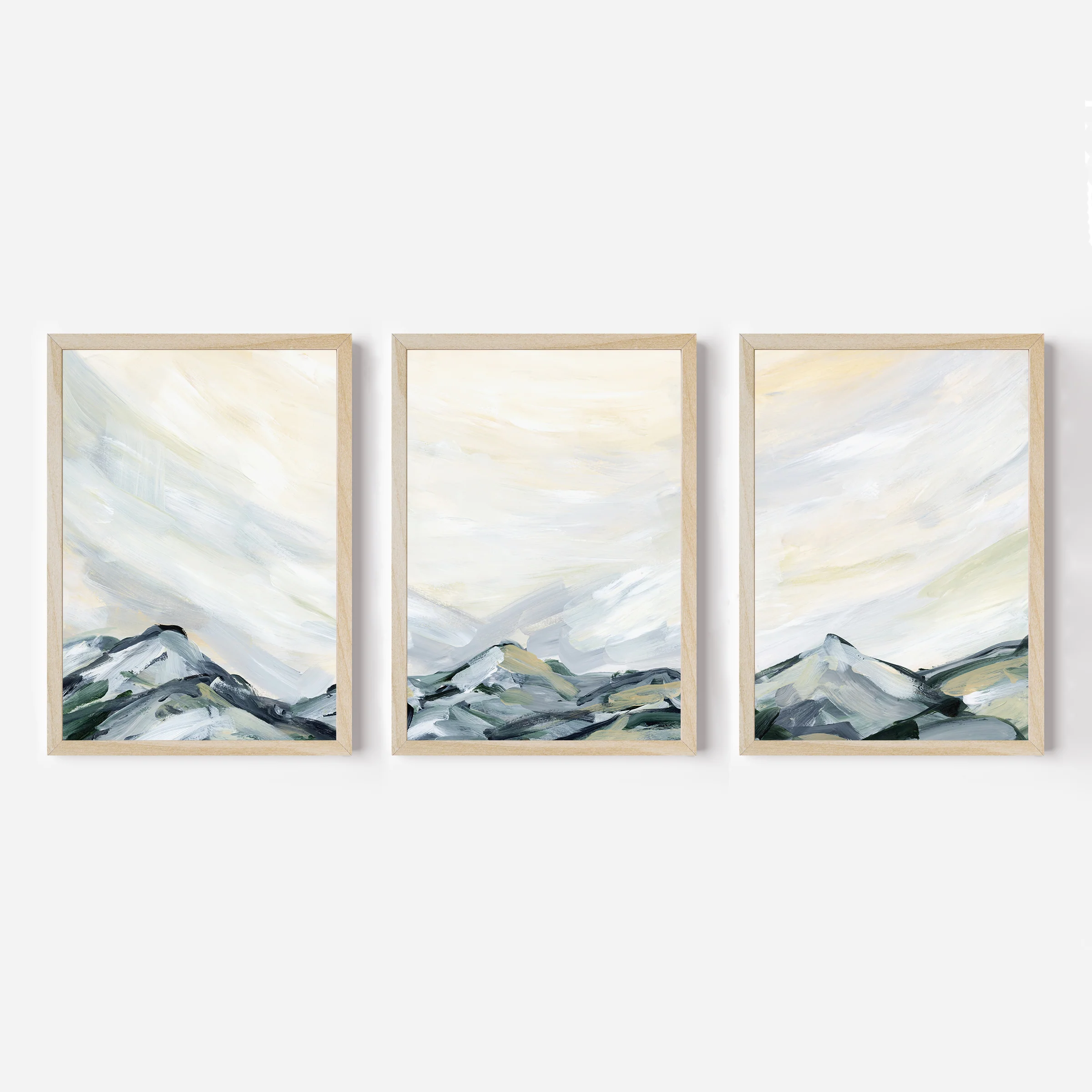 Mountain Landscape Vista - Set of 3 - Image 3
