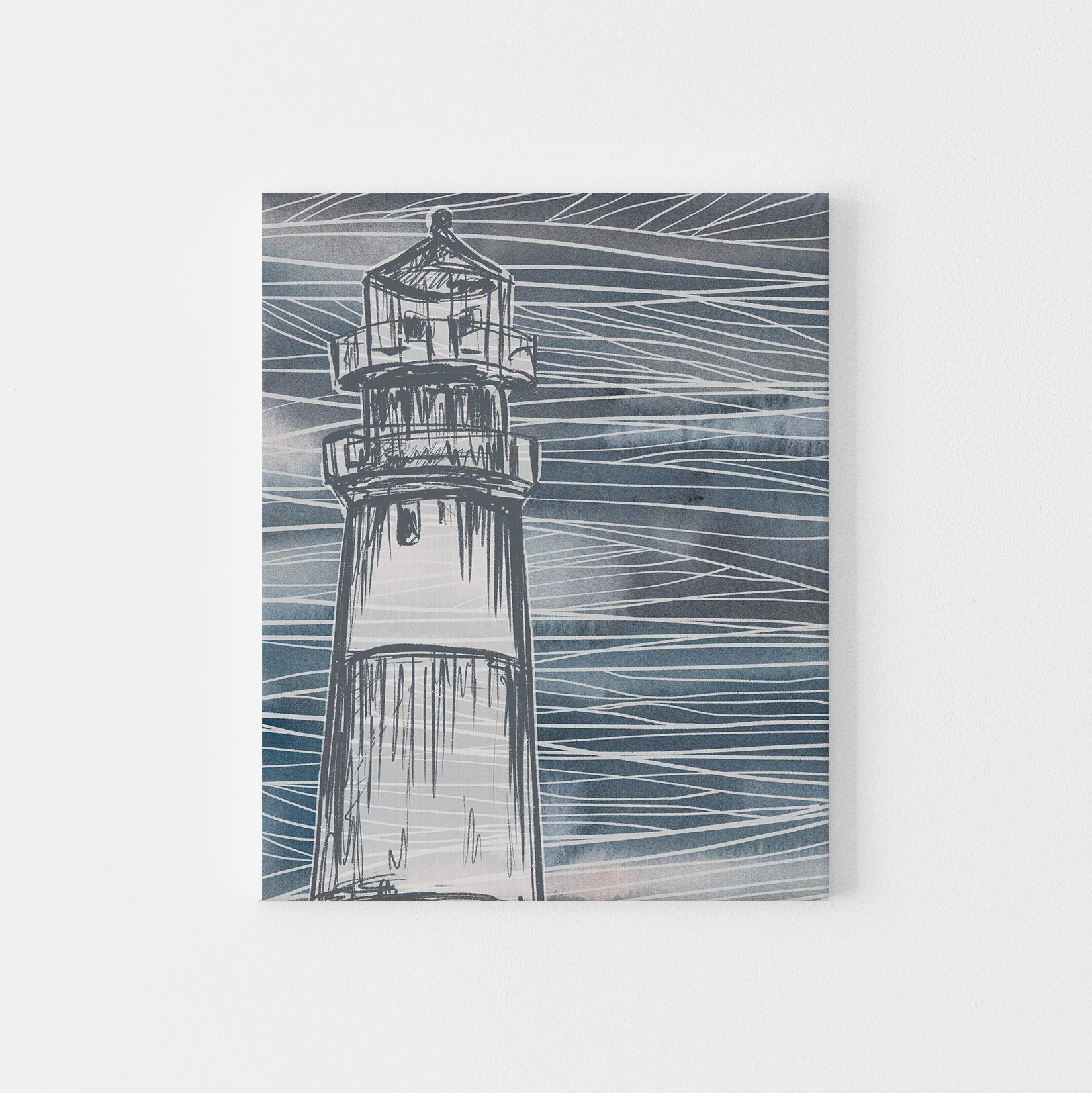 Nautical Blue Lighthouse - Image 4